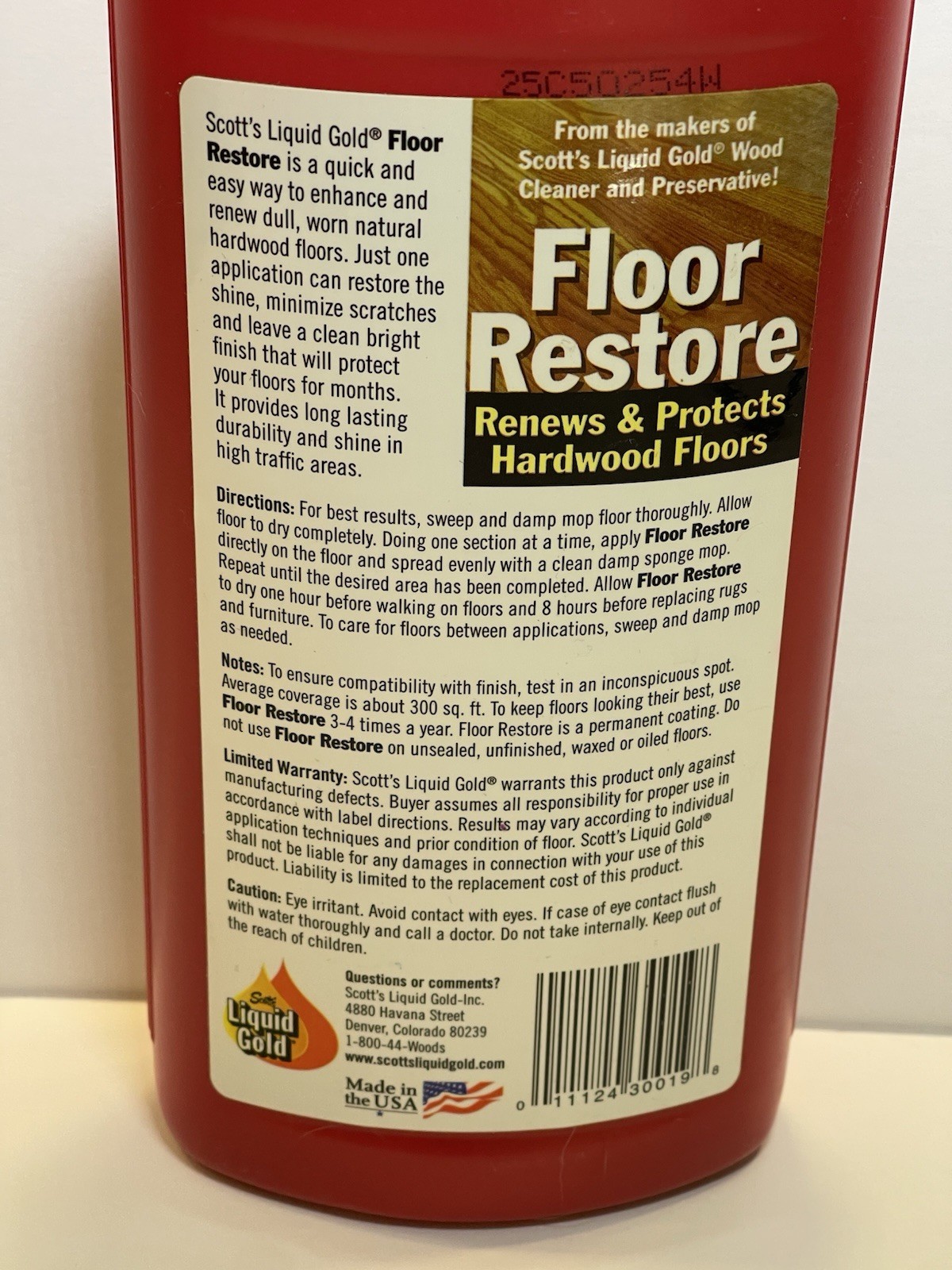 Scott’s Liquid Gold Floor Restore Renews & Protects Hardwood 24 oz Sealed NEW