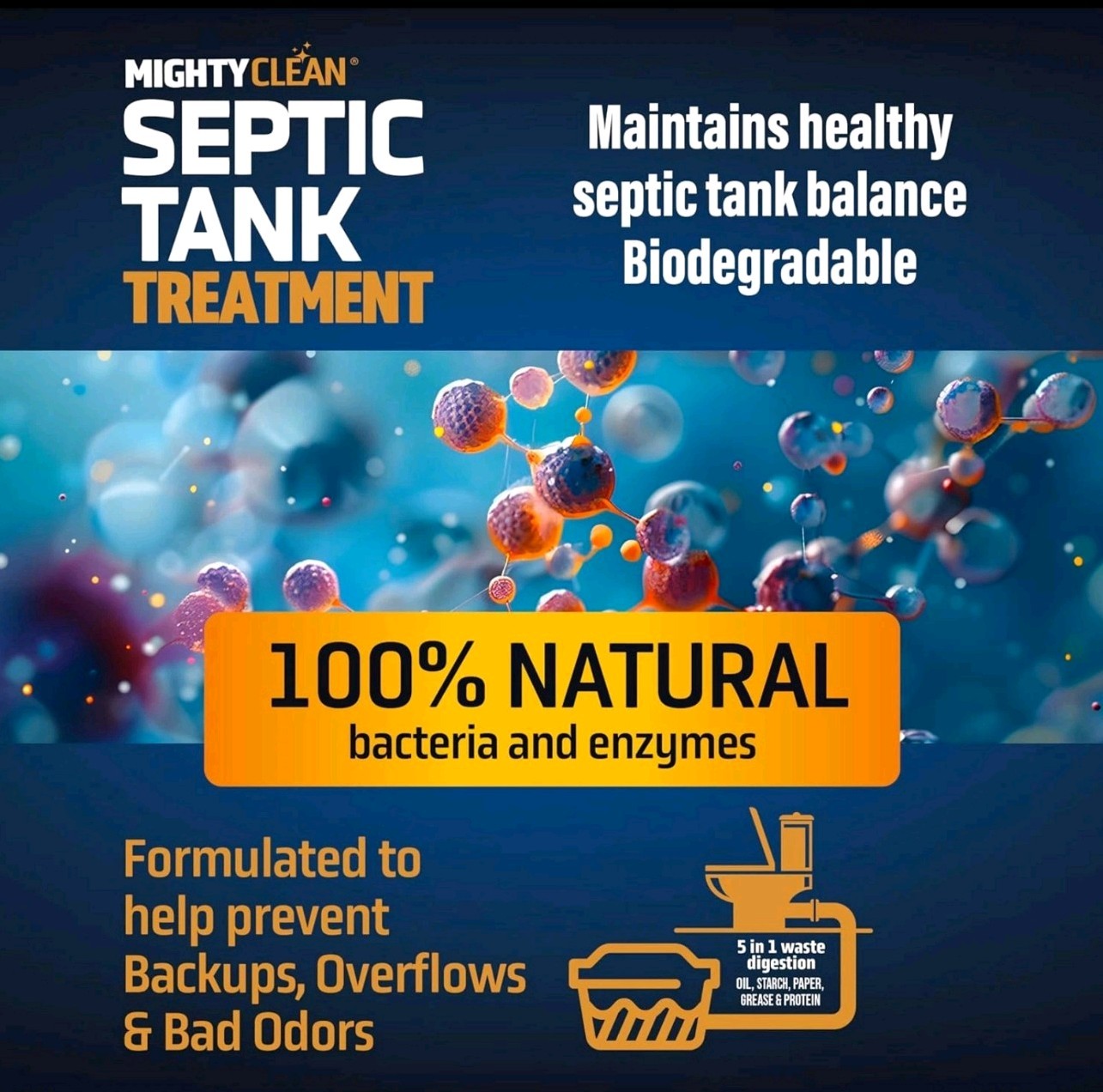 Septic Tank Treatment – 12 Pods 1 Year Supply – RV Toilet Treatment – Dissolvab