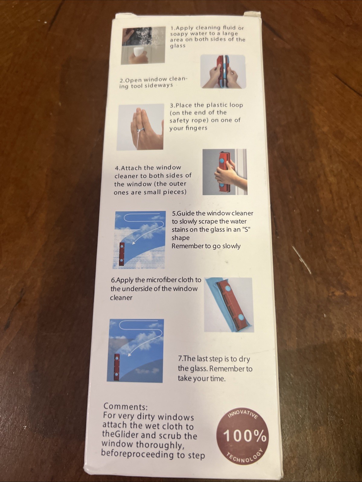 The Glider, Magnetic Window Cleaner Clean Both Sides Of Windows Safely Same Time