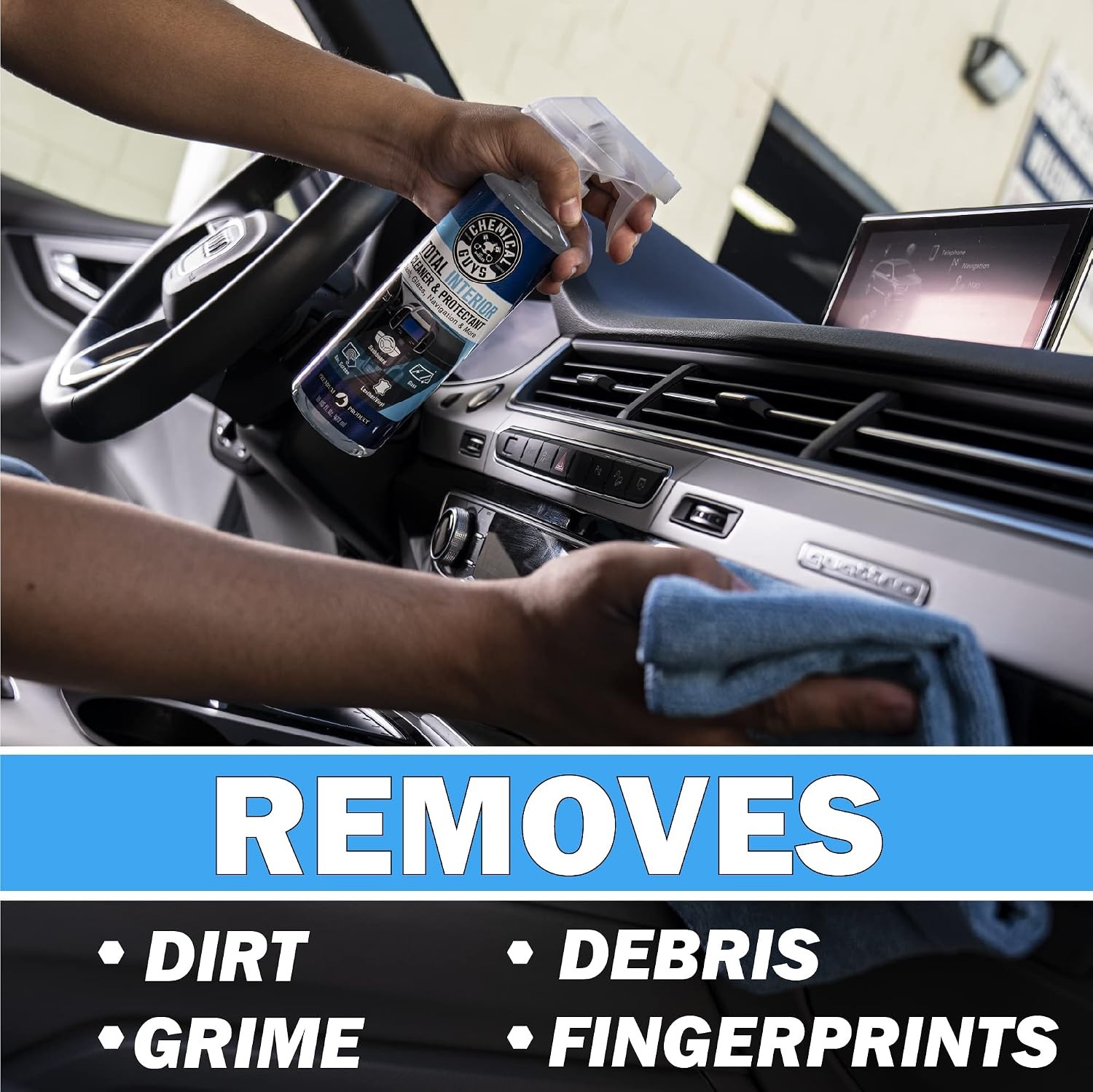 Chemical Guys Total Interior Cleaner & Protectant, Interior Car Cleaning