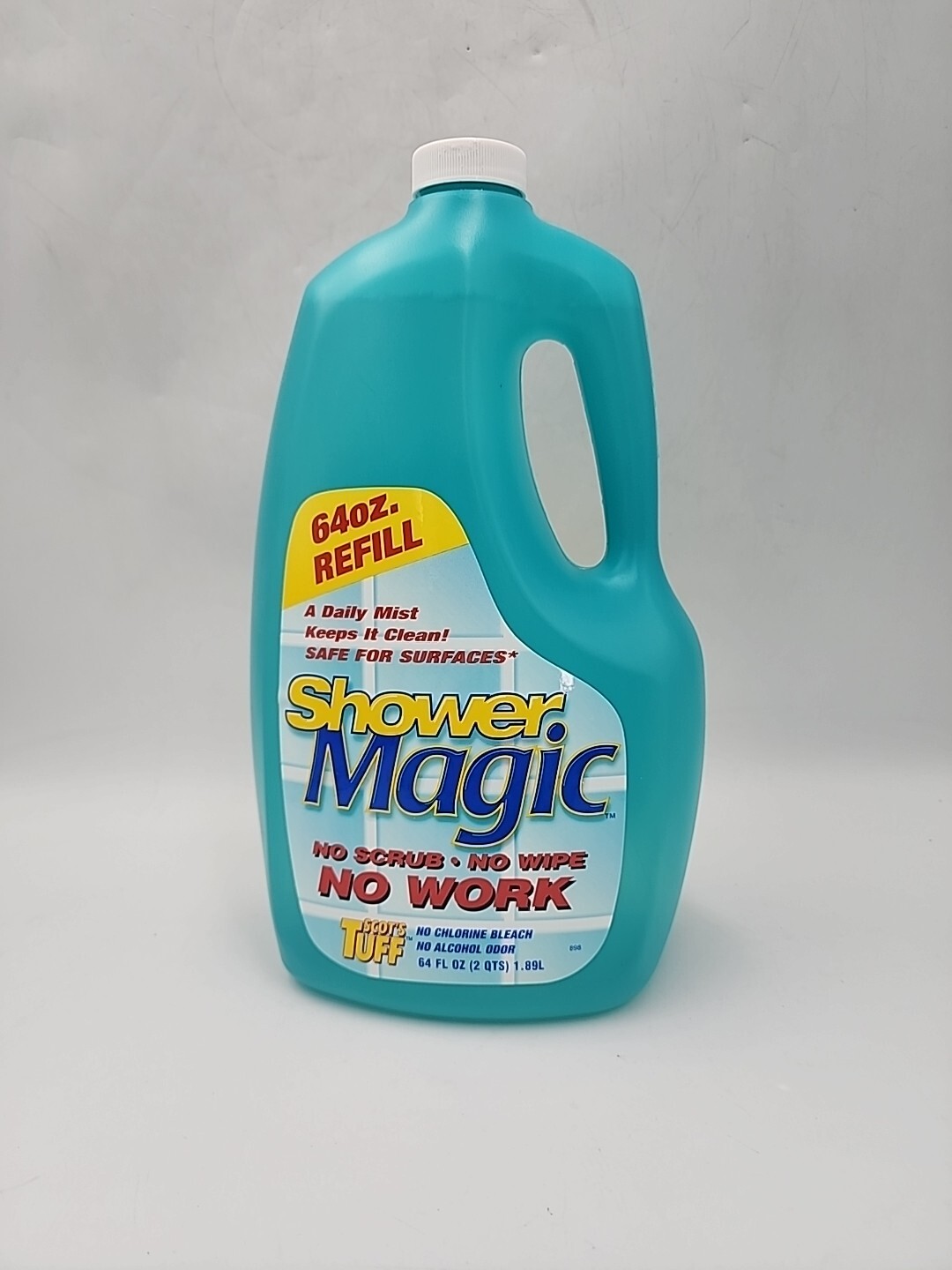Scot’s Tuff Shower Magic 64 Oz Refill 2 Qts. Rare?? New From 2000 Old Stock