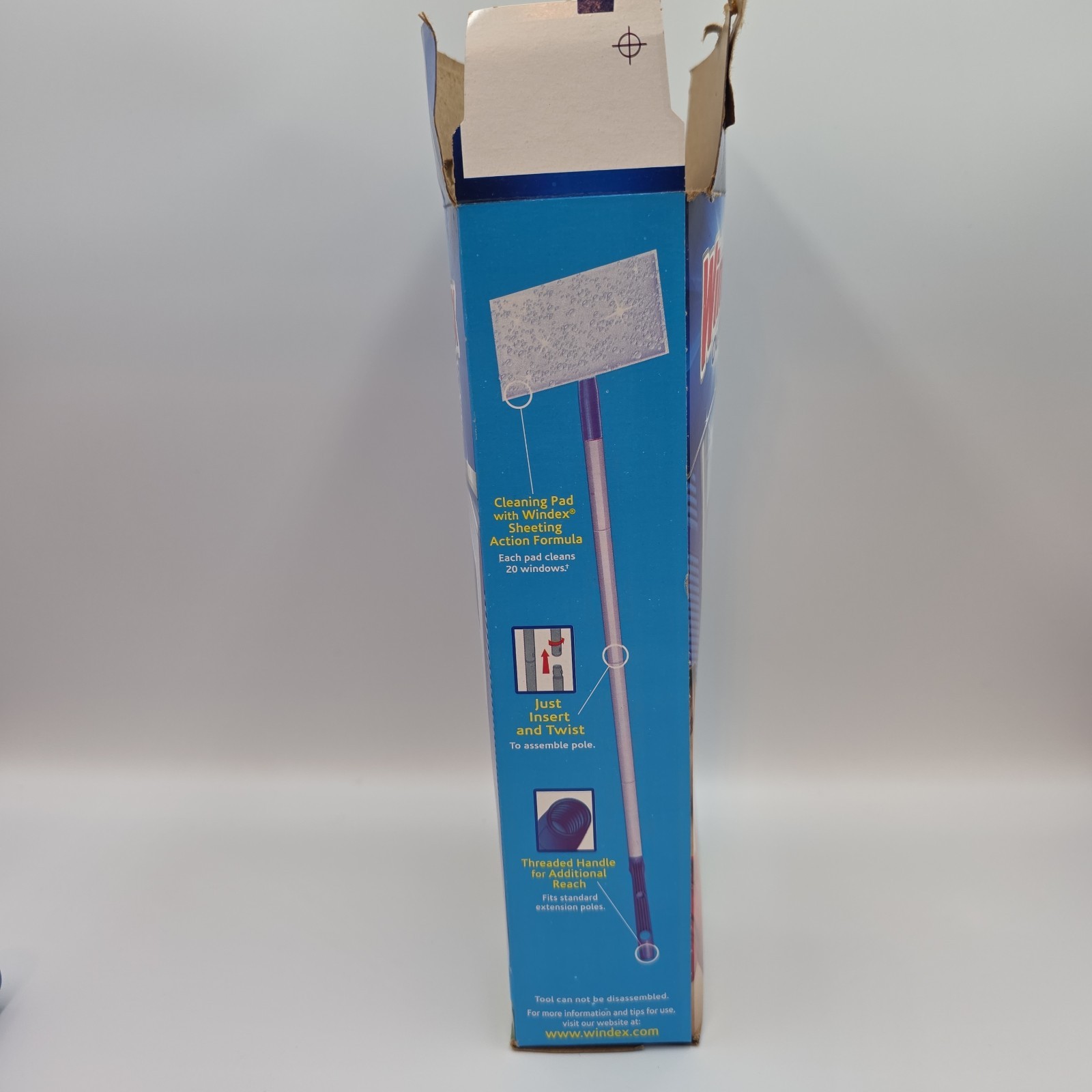 Windex Outdoor All-In-One Glass & Window Cleaning Tool Starter Kit NEW Open Box