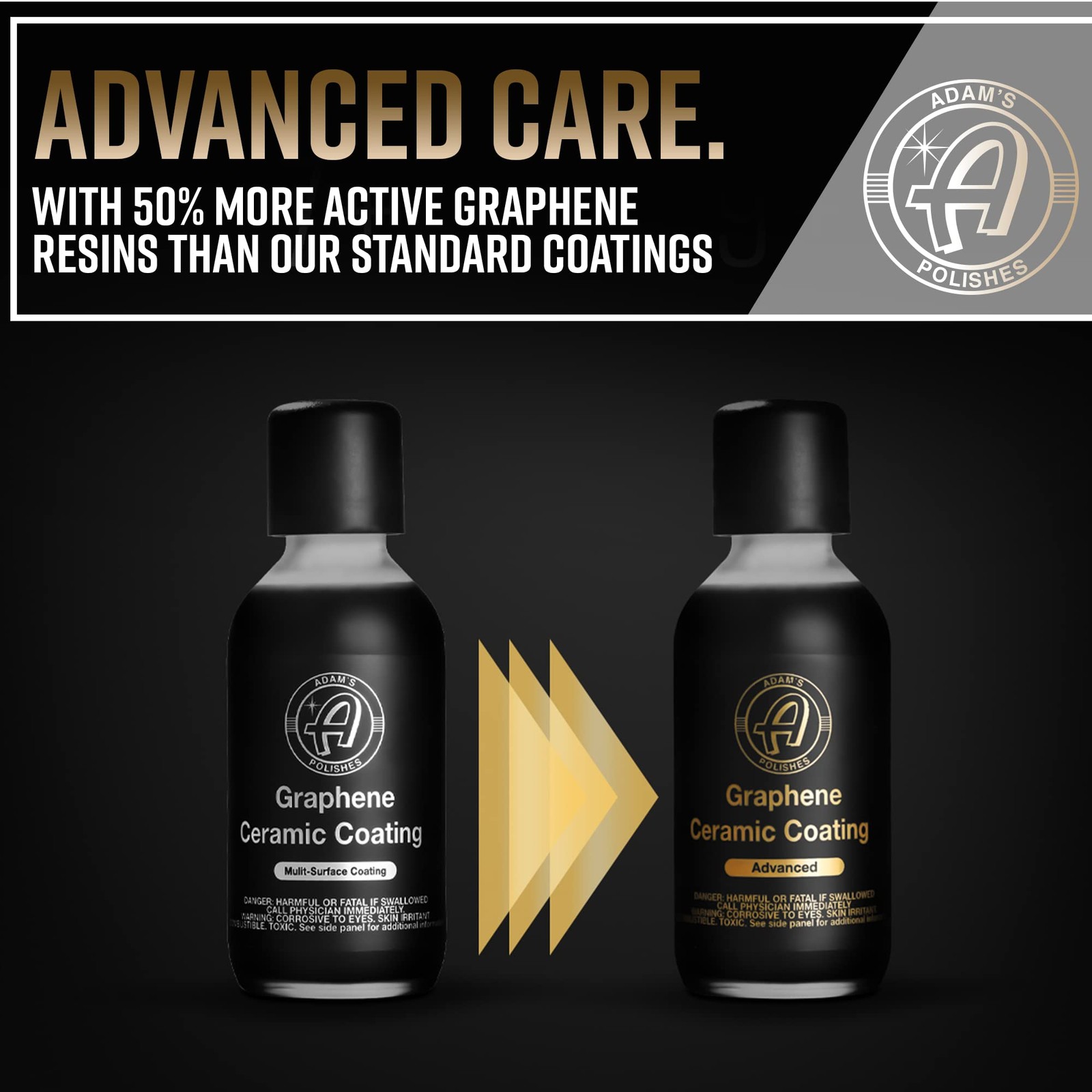 Adam’s Advanced Graphene Ceramic Coating (Standard Kit) – 10H Graphene Coatin…