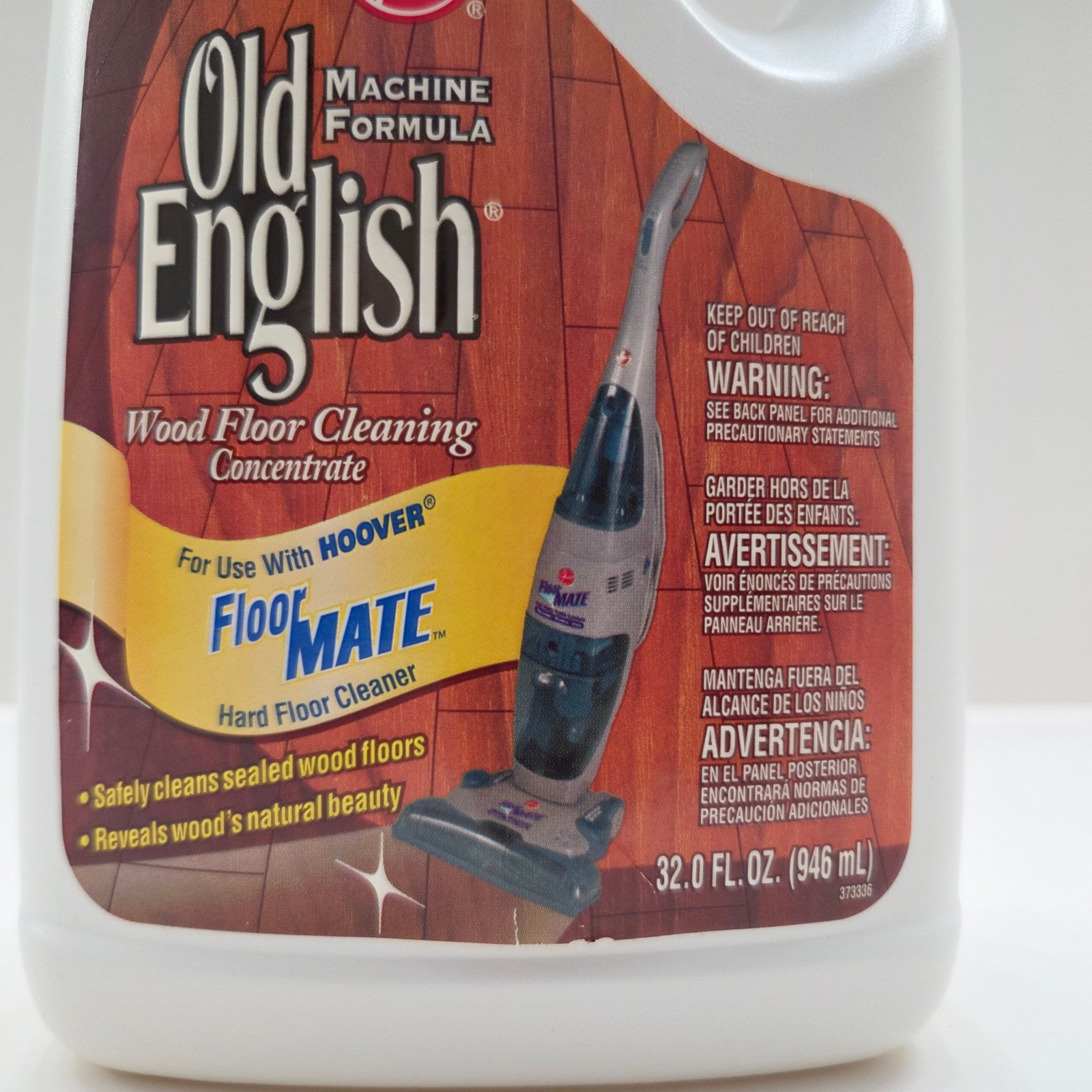 Hoover Old English Wood Floor Cleaning Concentrate FloorMate Cleaner 32oz Sealed