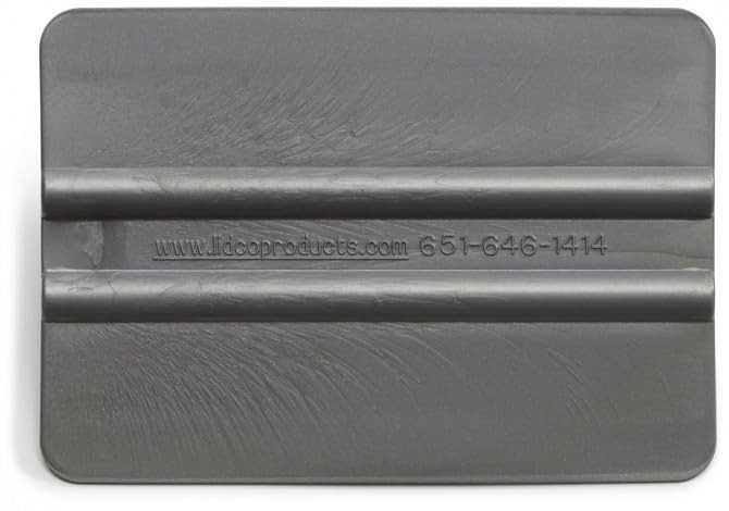 Rvinyl Lidco Heavy Duty Squeegee in Silver – 3″ – Medium Flex Nylon Reinforce…