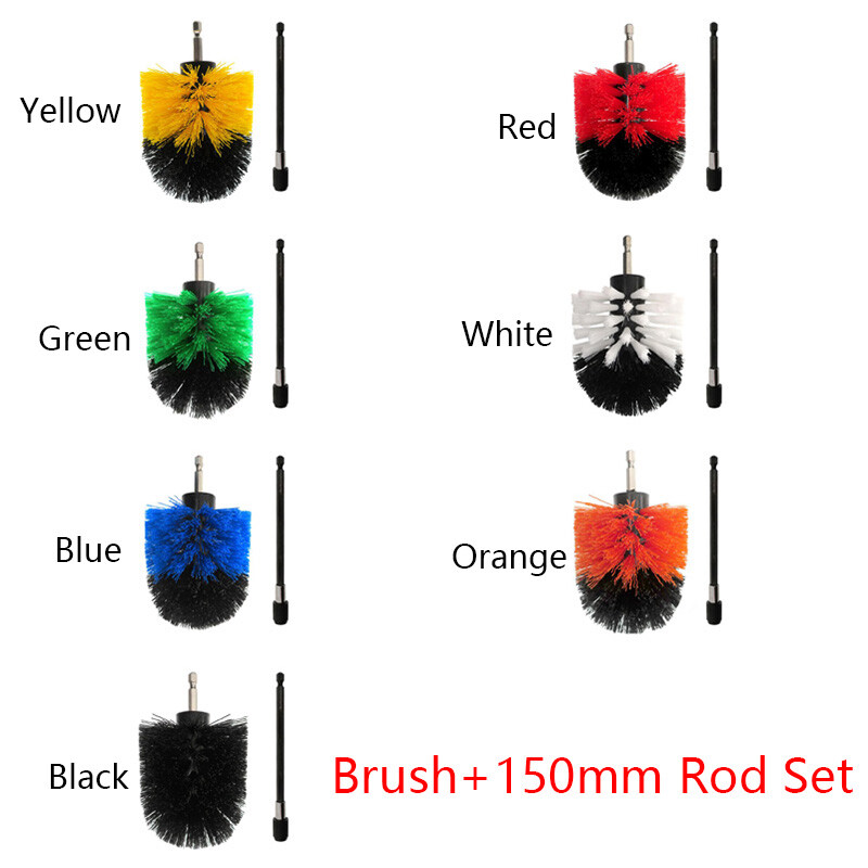 Drill Brush Electric Attachment Set Power Scrubber Cleaner Cleaning Carpet New