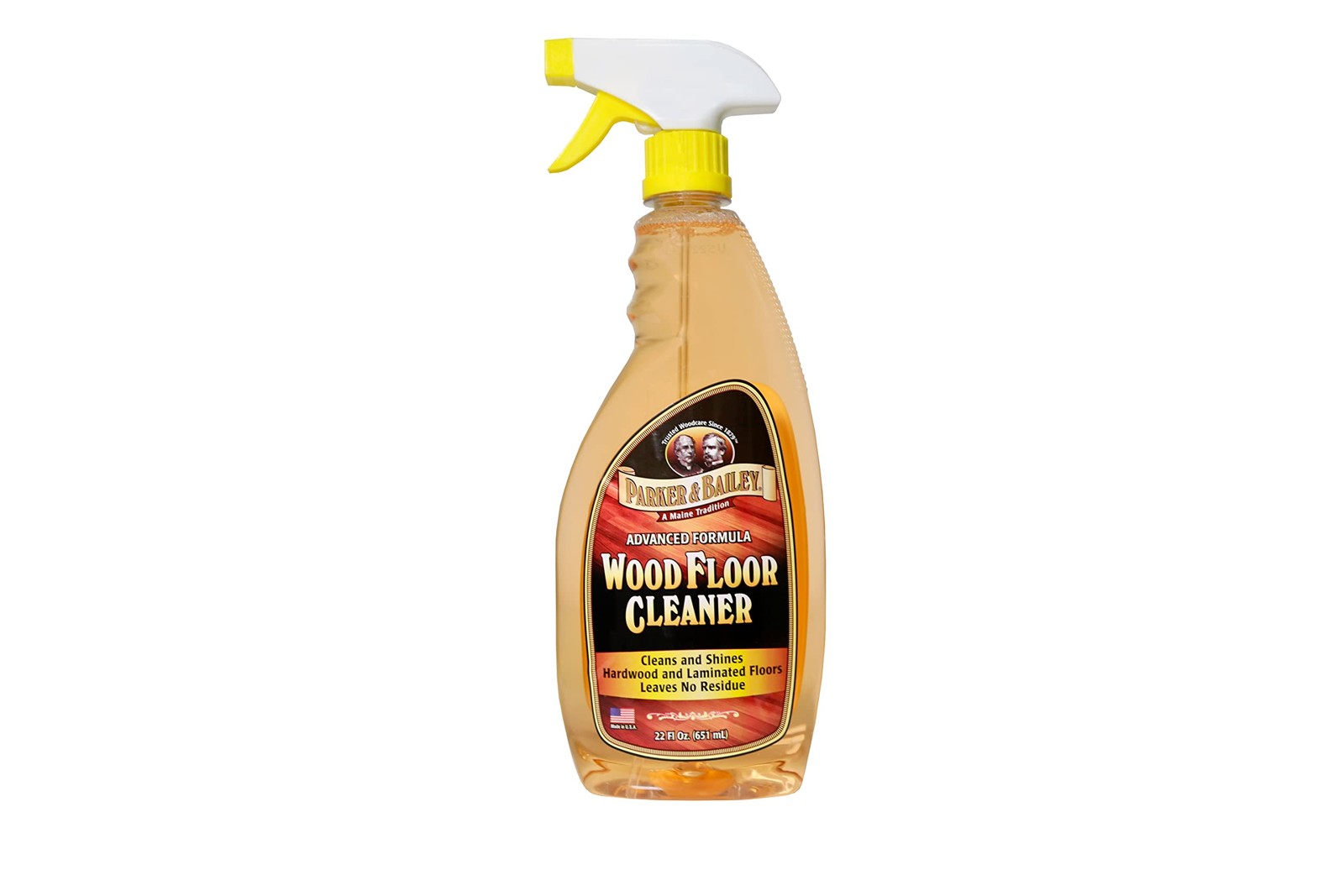 Wood Floor Cleaner – Use on Hardwood, Laminated or Faux Finished Floors. Shin…