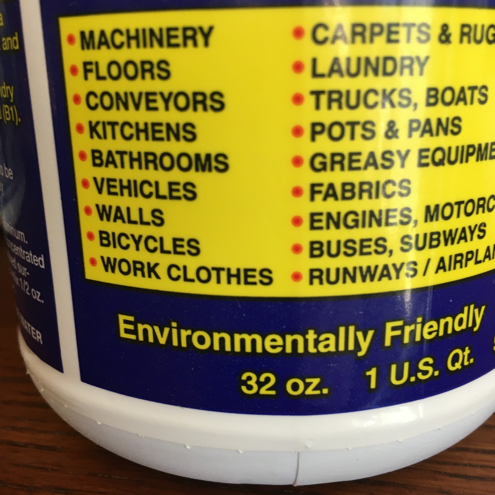 GP66 Concentrated All Purpose Miracle Spray Cleaner 32 oz Bottle Biodegradable