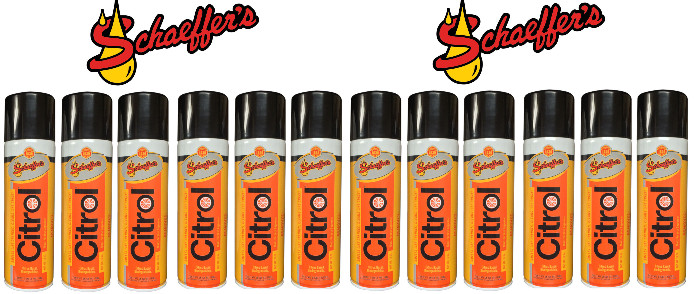 Schaeffers Citrol 266 Aerosol Multi-purpose Degreaser/Cleaner Citrus 16oz 12 Can
