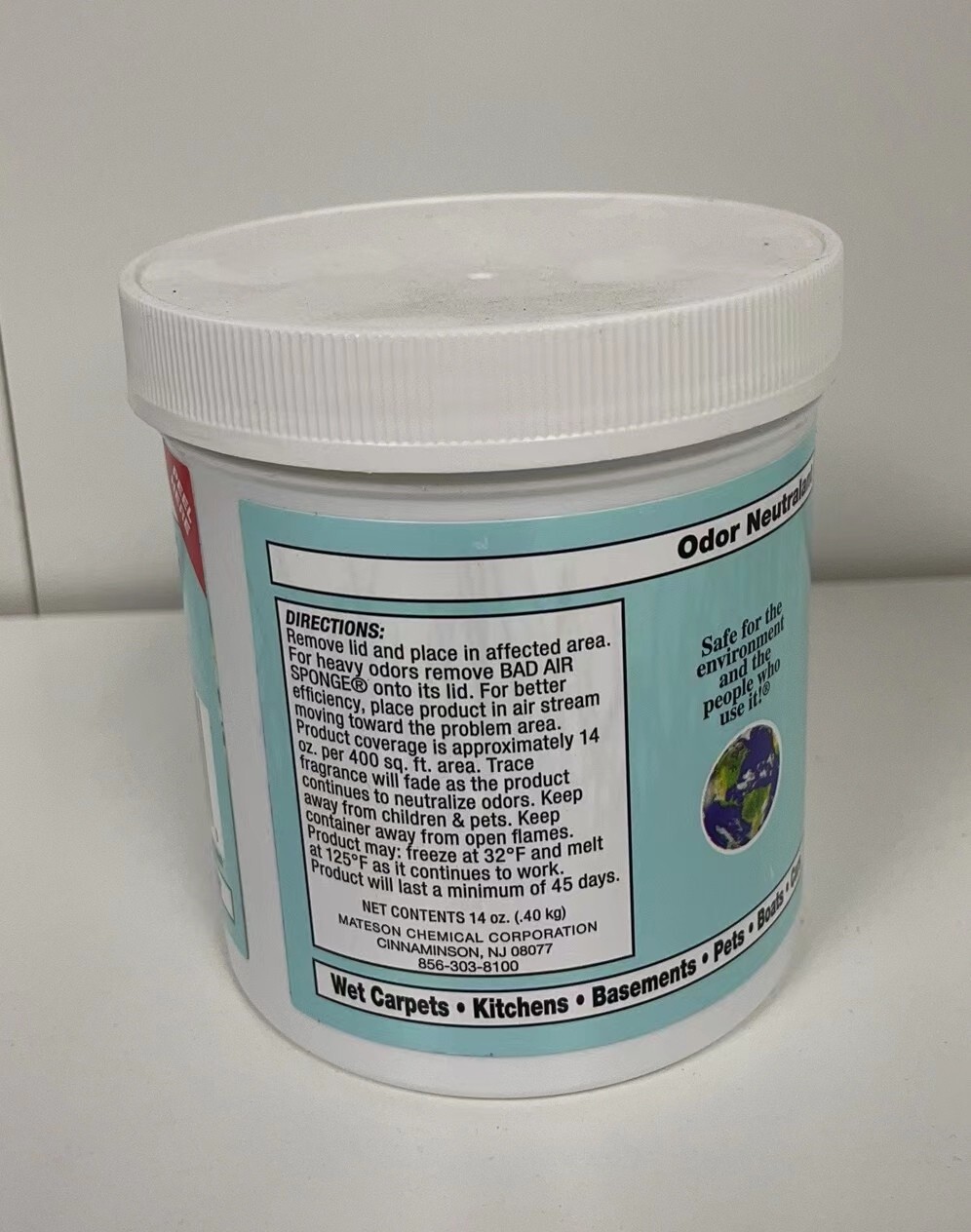 Bad Air Sponge Odor Adsorbent/ Air Freshener, All Purpose, 14 OZ