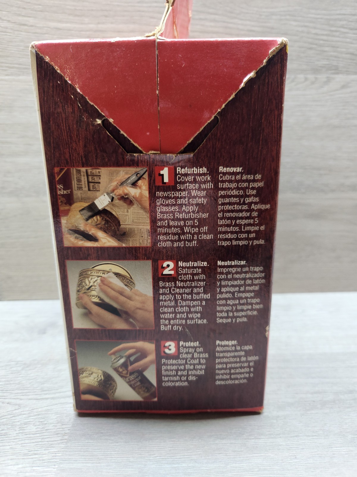 Gillespie Brass Renewal Kit Cleaner Protector Restoring 90% Full