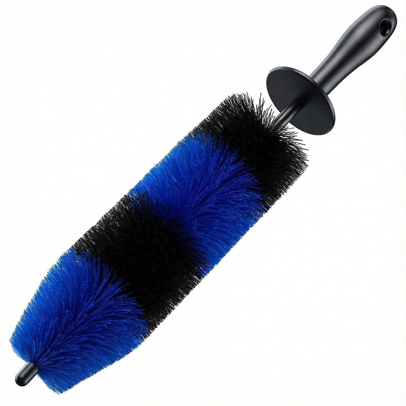 TAKAVU Wheel & Tire Brush, Long Soft Bristle, Easy Reach for Rims (Blue)