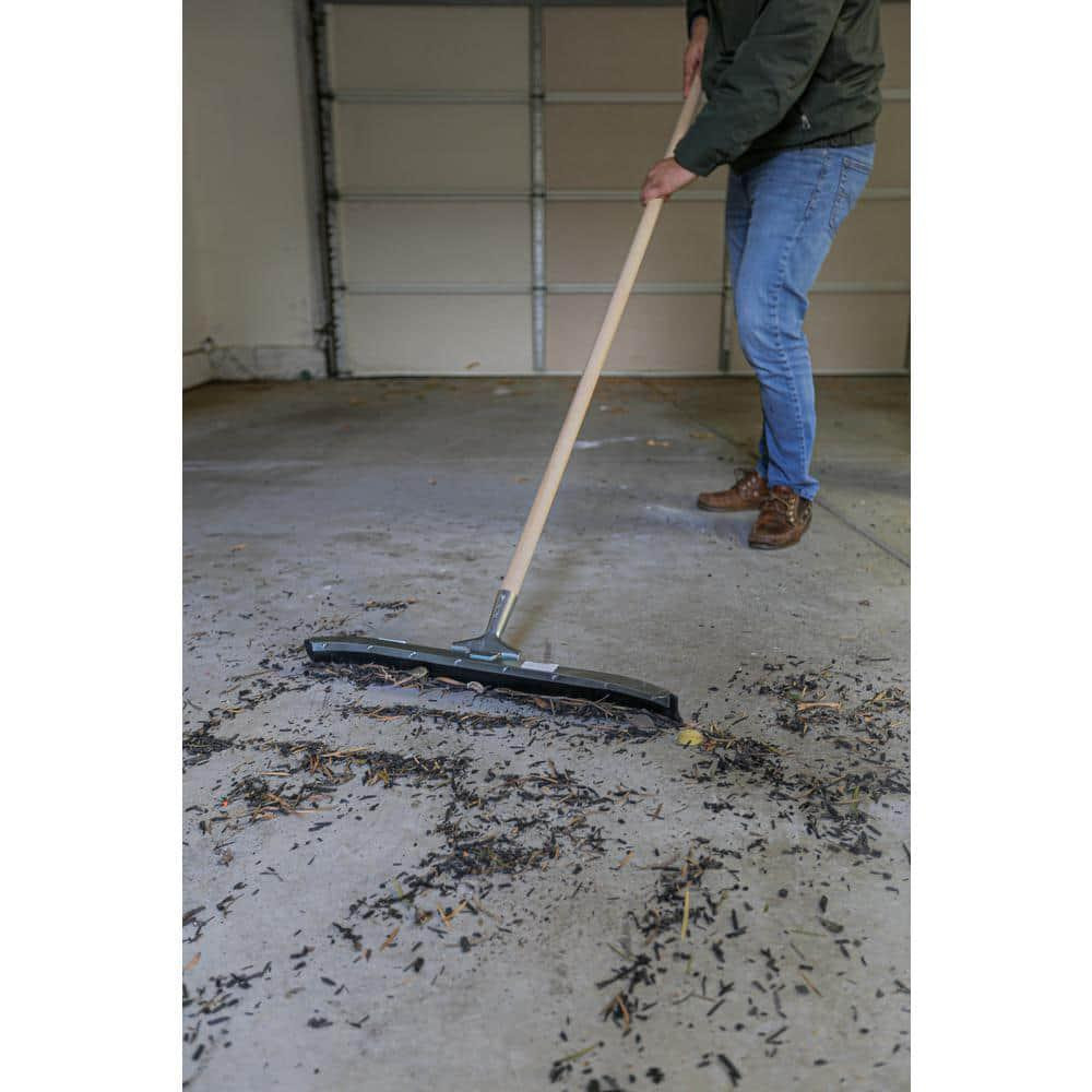 Ettore Floor Squeegee 24″ Industrial Curved Galvanized Steel Scraper Neoprene