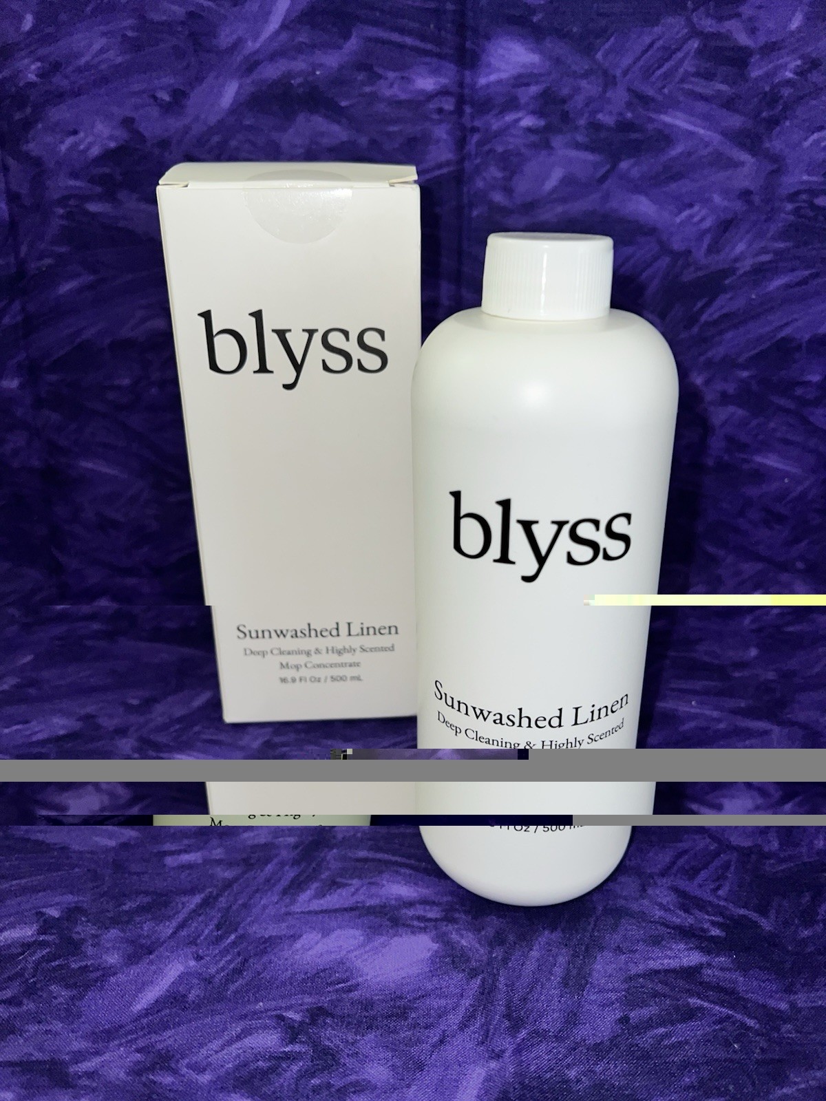 Blyss Sunwashed Linen Mop Soap 16.9 FL OZ. Non-Toxic Deep Cleaning NIB EXP 2029