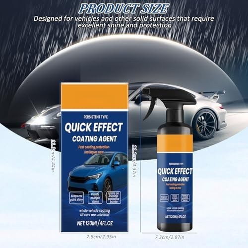 2PCS Advanced Car Quick-Acting Coating Agent Spray, Car CoatingSpray, Car