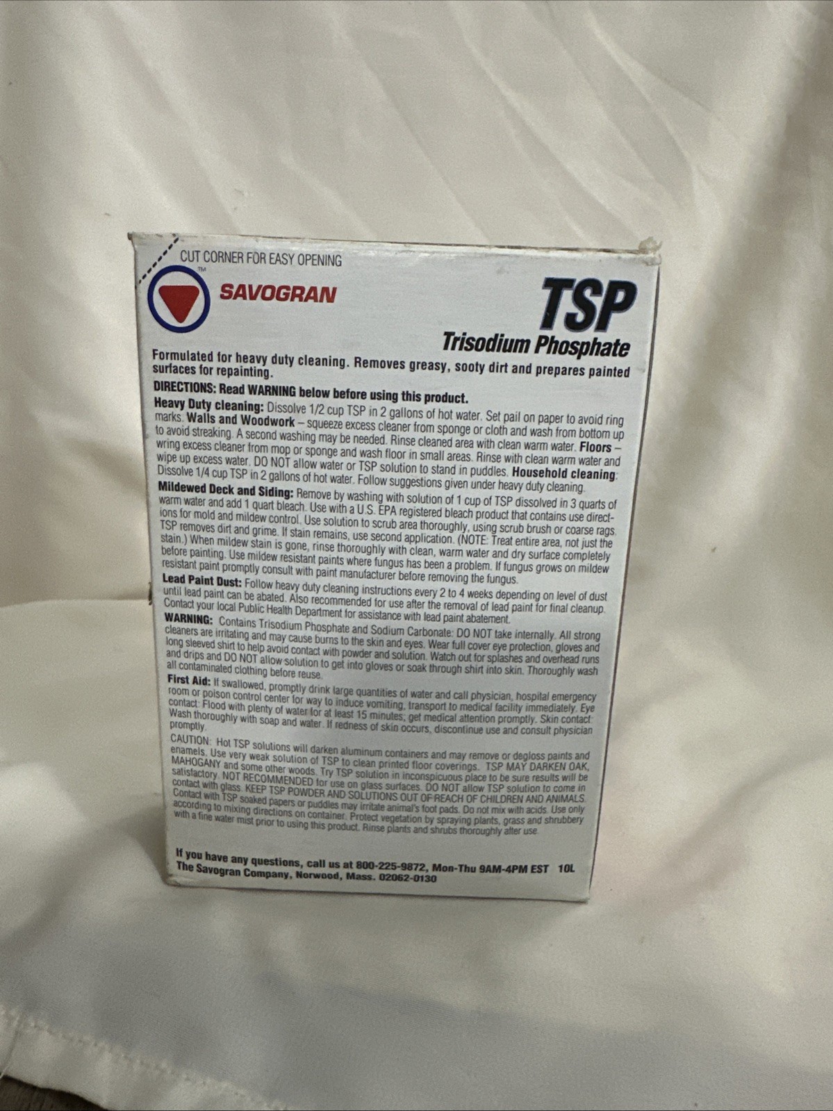 10621 Trisodium Phosphate (TSP) 1LB (16oz) New