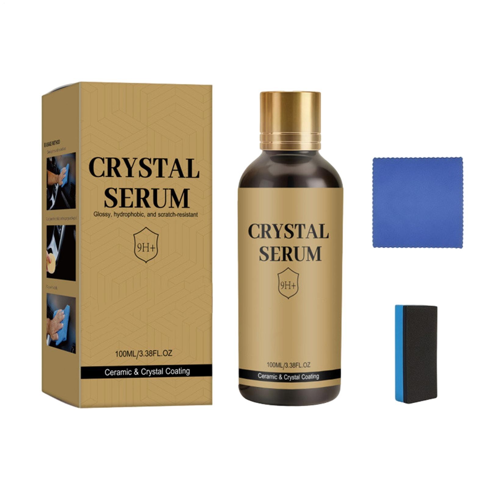 100ML PTZ Crystal Serum – Advanced Graphene Ceramic Coating for Cars,9H Graphene