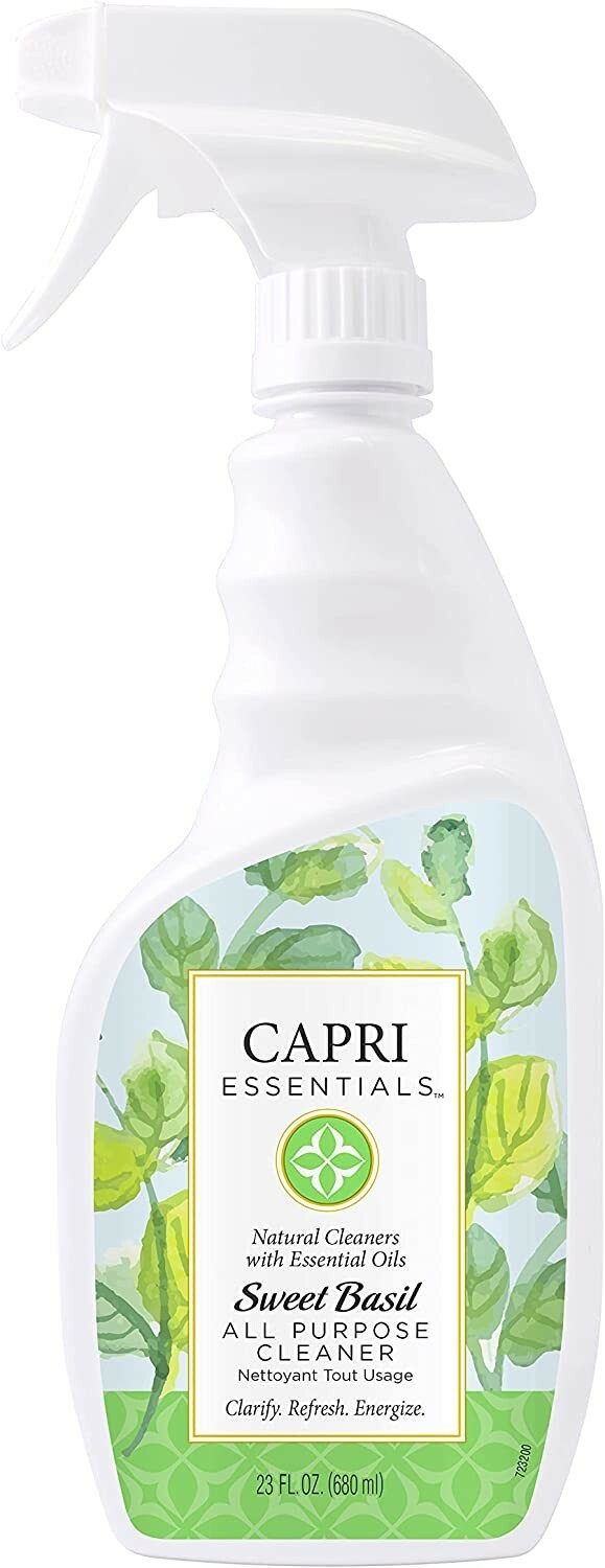 Capri Essentials Sweet Basil All Purpose Cleaner Spray 23 oz (pack of 2)