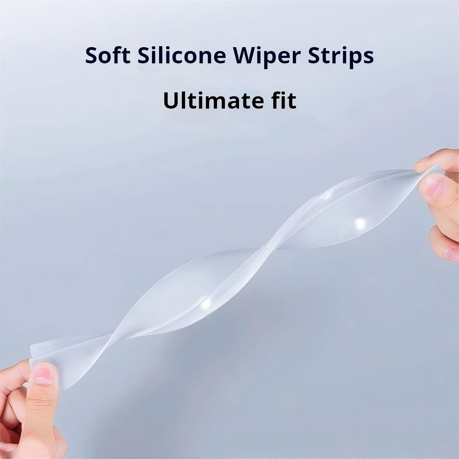 4-Pack 12-Inch Silicone Car Squeegee, Flexible Auto Water Blade Wiper for Car Wi
