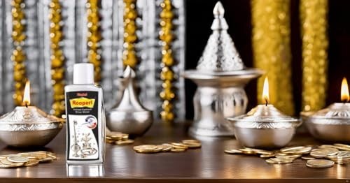 Pitambari Rooperi Silver Shiner Instant Cleaner 50ml Free DDP Ship to USA, 2x