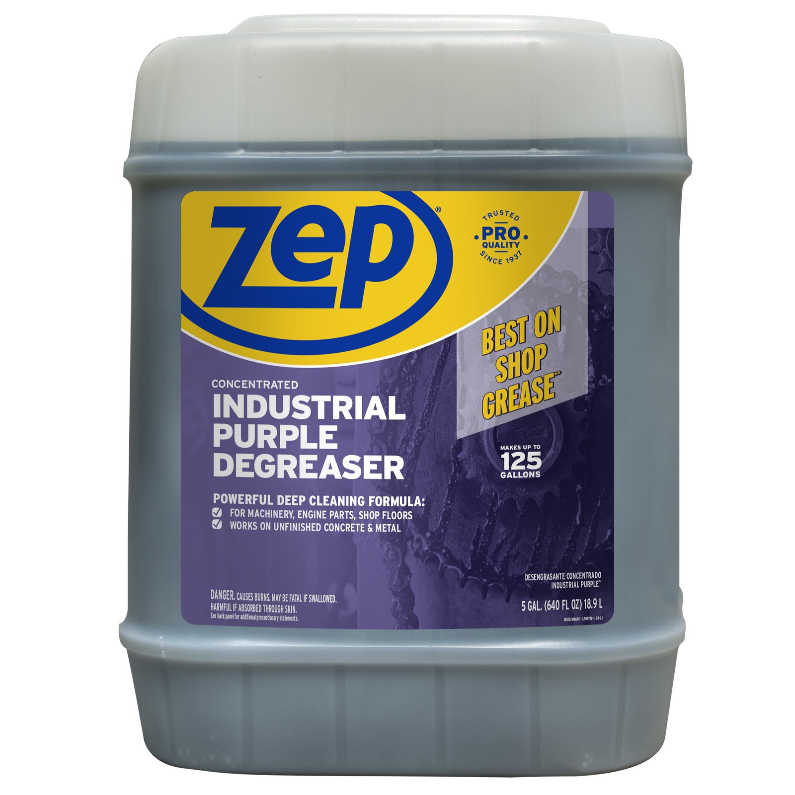Zep Industrial Purple Cleaner and Degreaser Concentrate + Blue Ultra Wipes Shop