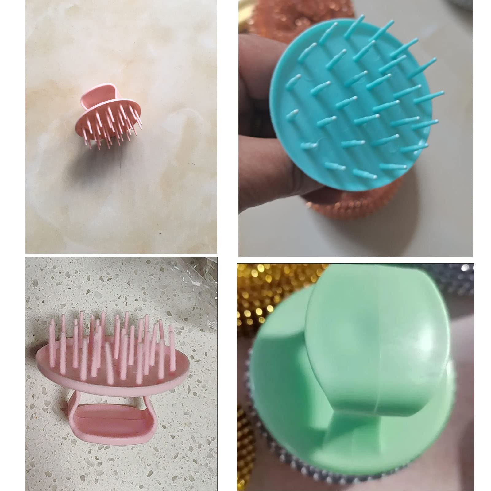 6 Pack Stainless Steel Scrubber Handle Attachment Universal Steel Wool Srubbe…