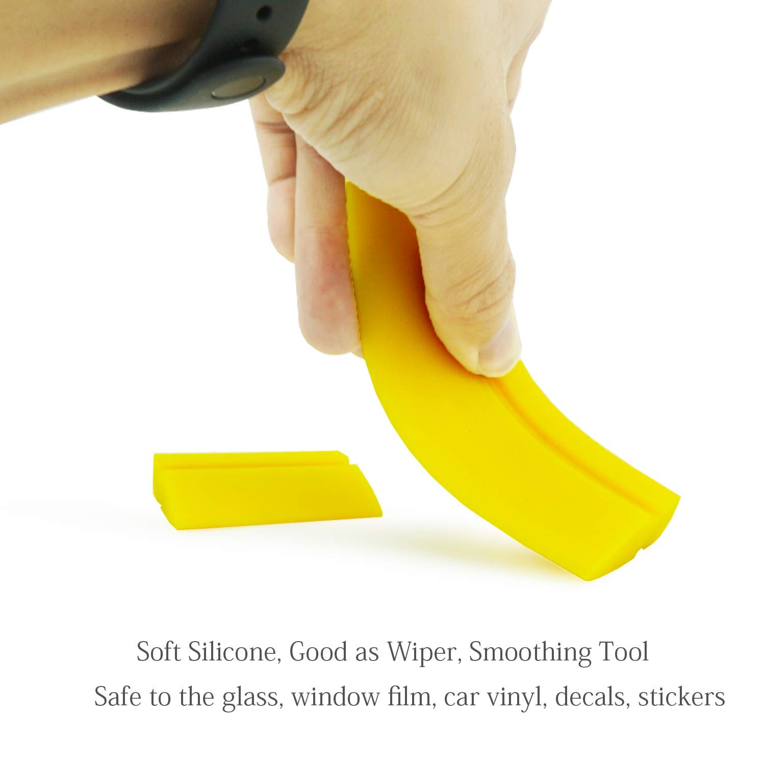 ECOmorning 2-Piece DIY Mini Squeegee Set – Soft Silicone Window Tint Squeegee…
