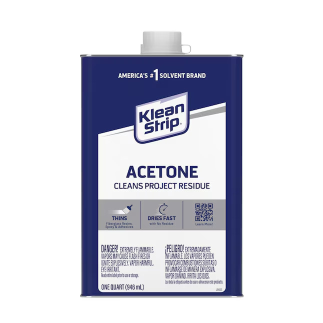 Klean Strip 32 -fl oz Fast to dissolve Acetone