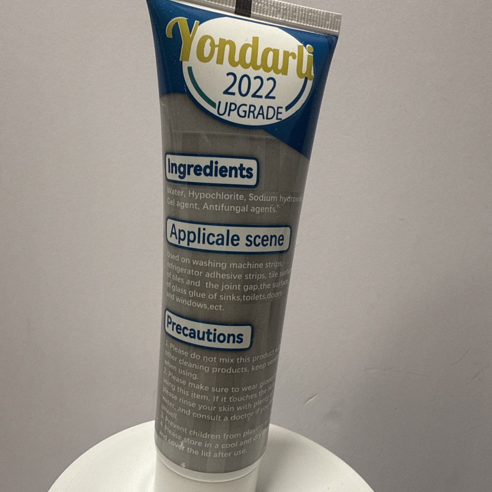 Yondarli 2022 Upgrade Mold Stain Cleaner 4fl Oz Concentrated Gel Bath Cleaning