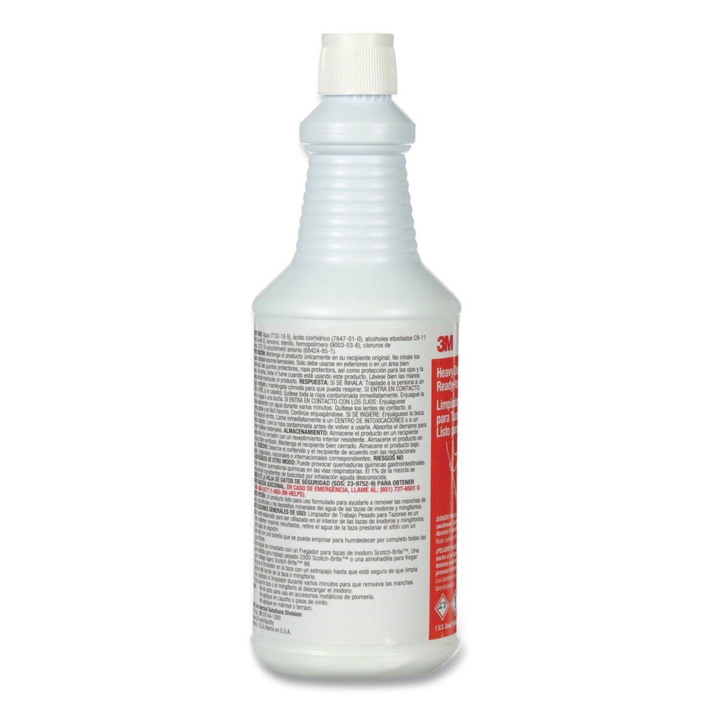 3M 34764 1 qt. Bottle Heavy-Duty Liquid Bowl Cleaner (12/Carton) New