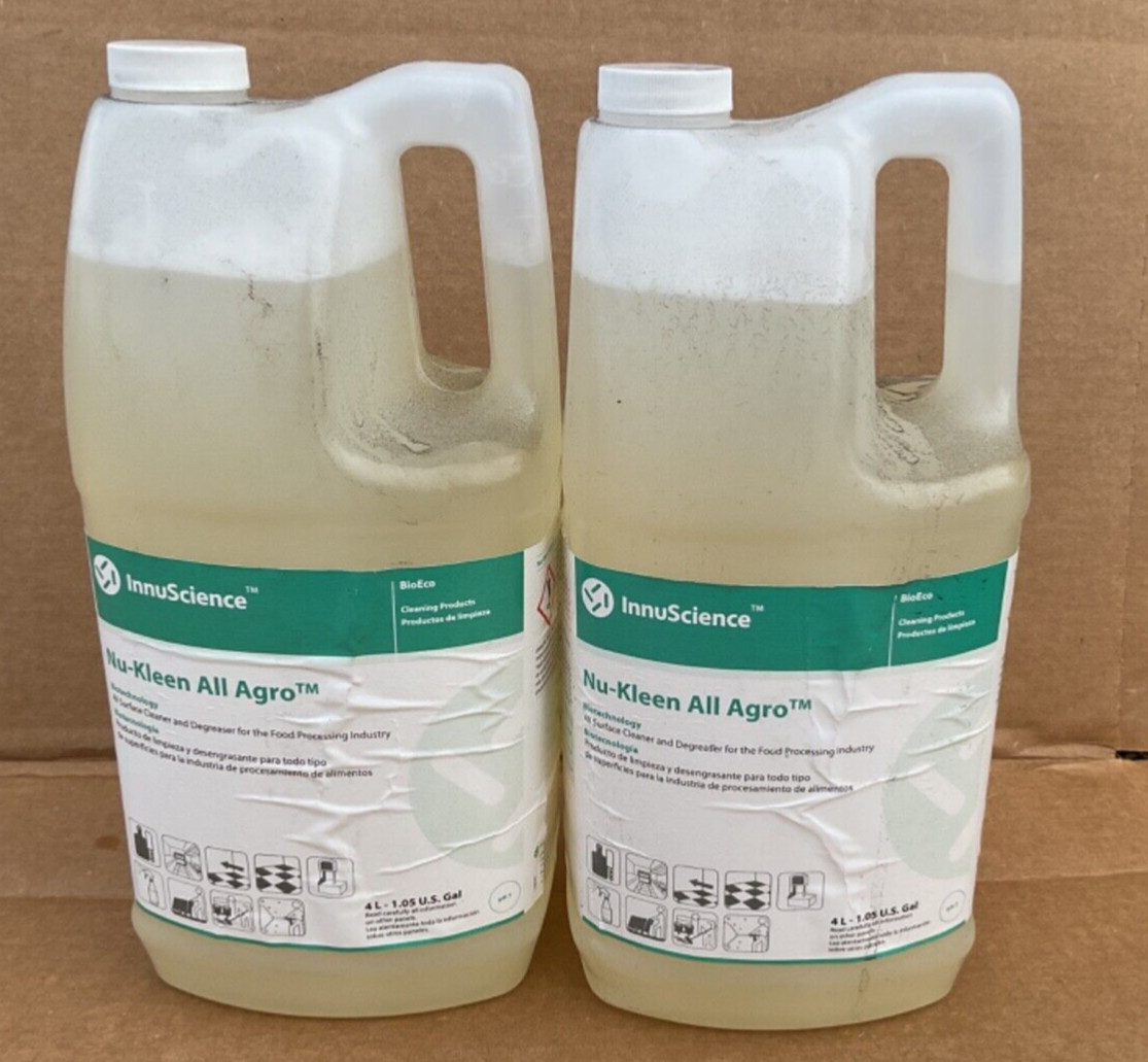 INNUSCIENCE 16487 Nu-Kleen All Agro 4L odor less All-Purpose Cleaner (Pack of 2)