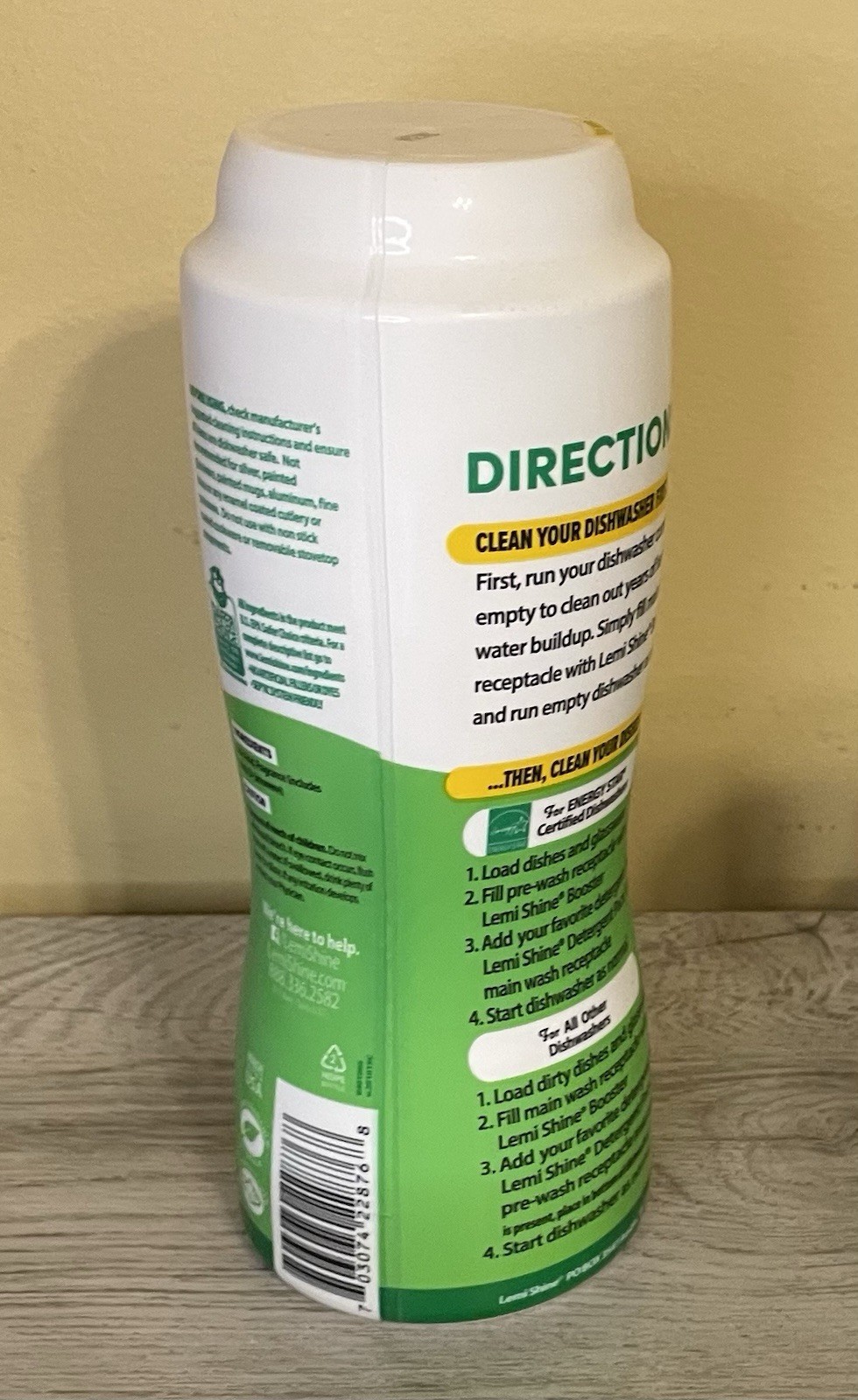 Lemi Shine Dish Detergent Booster For Dishwashers, 24 Ounces, No More Spots