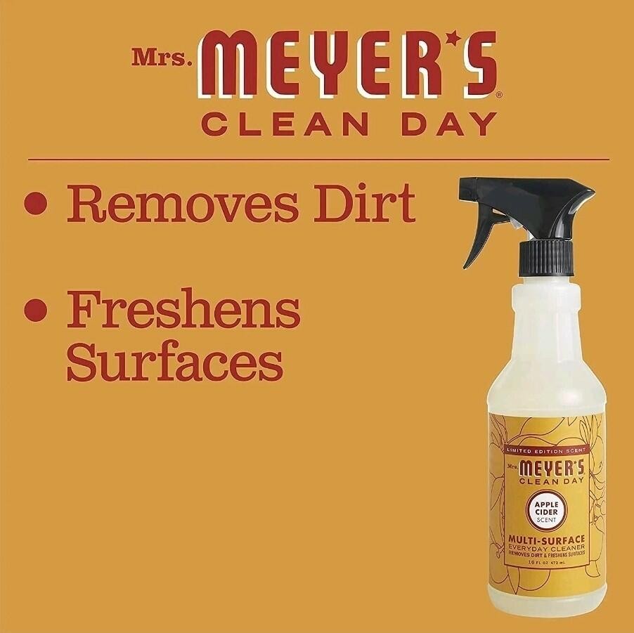 Mrs Meyer’s Clean Day Acorn Spice Multi Surface Everyday Cleaner 16Oz 2 Pk…3..
