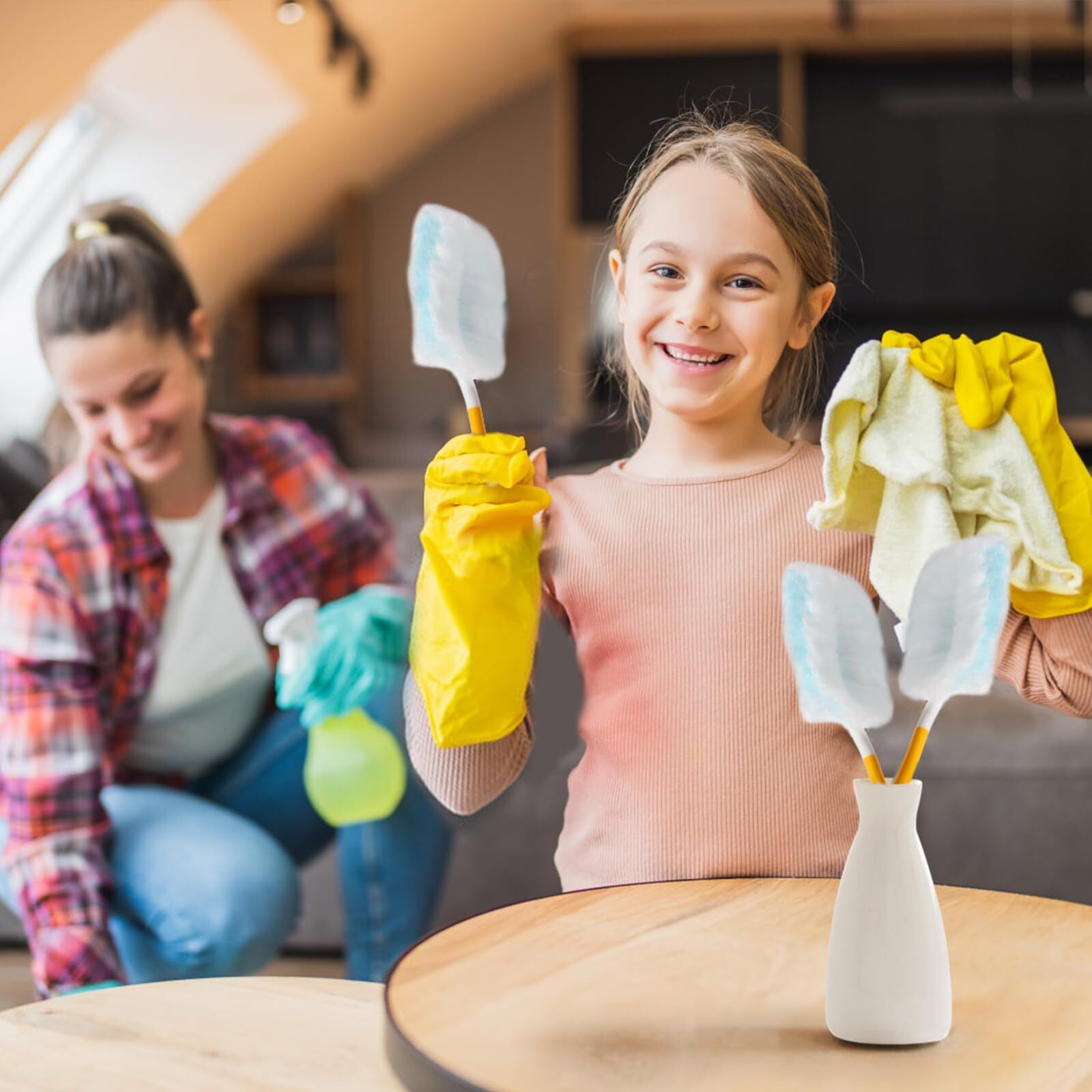 Disposable Duster Refills Compatible with Swiffer for Dusting Electronics 18 PCS