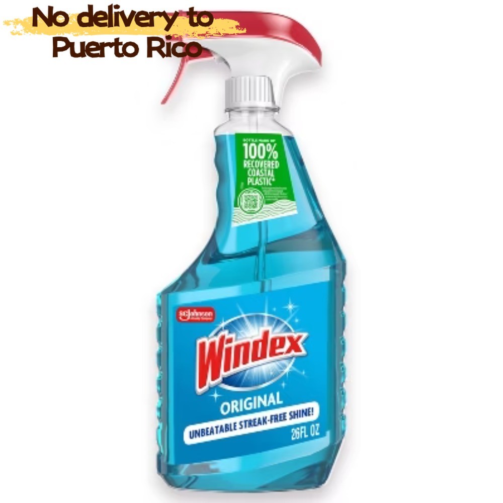 Get there quickly-Windex Original Blue Window and Glass Cleaner Spray – 26 fl oz