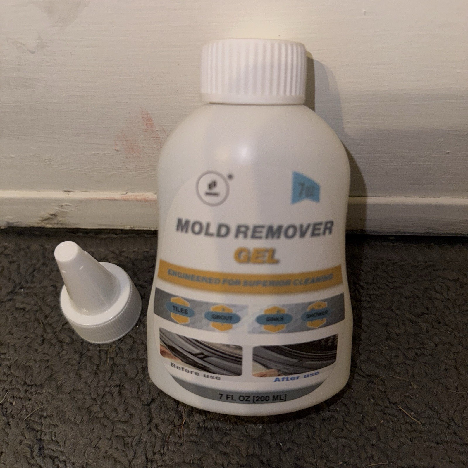 Mold Stain Remover Power Gel Cleaner for Front Loader Washing Machine Seal 7oz🔥