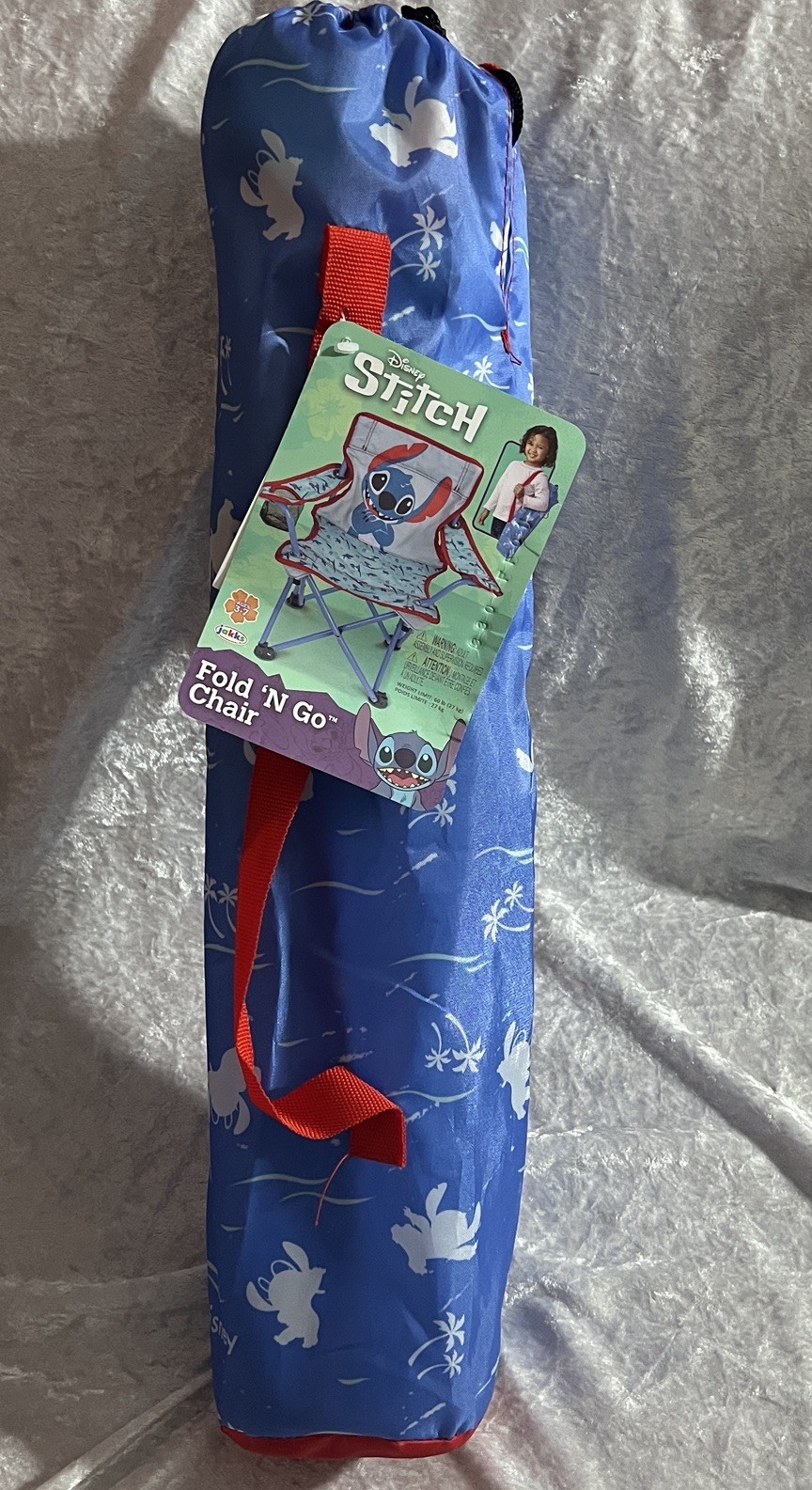 🆕 Children’s Chair Foldable Camp Chairs for Kids Stitch( original Packaging )