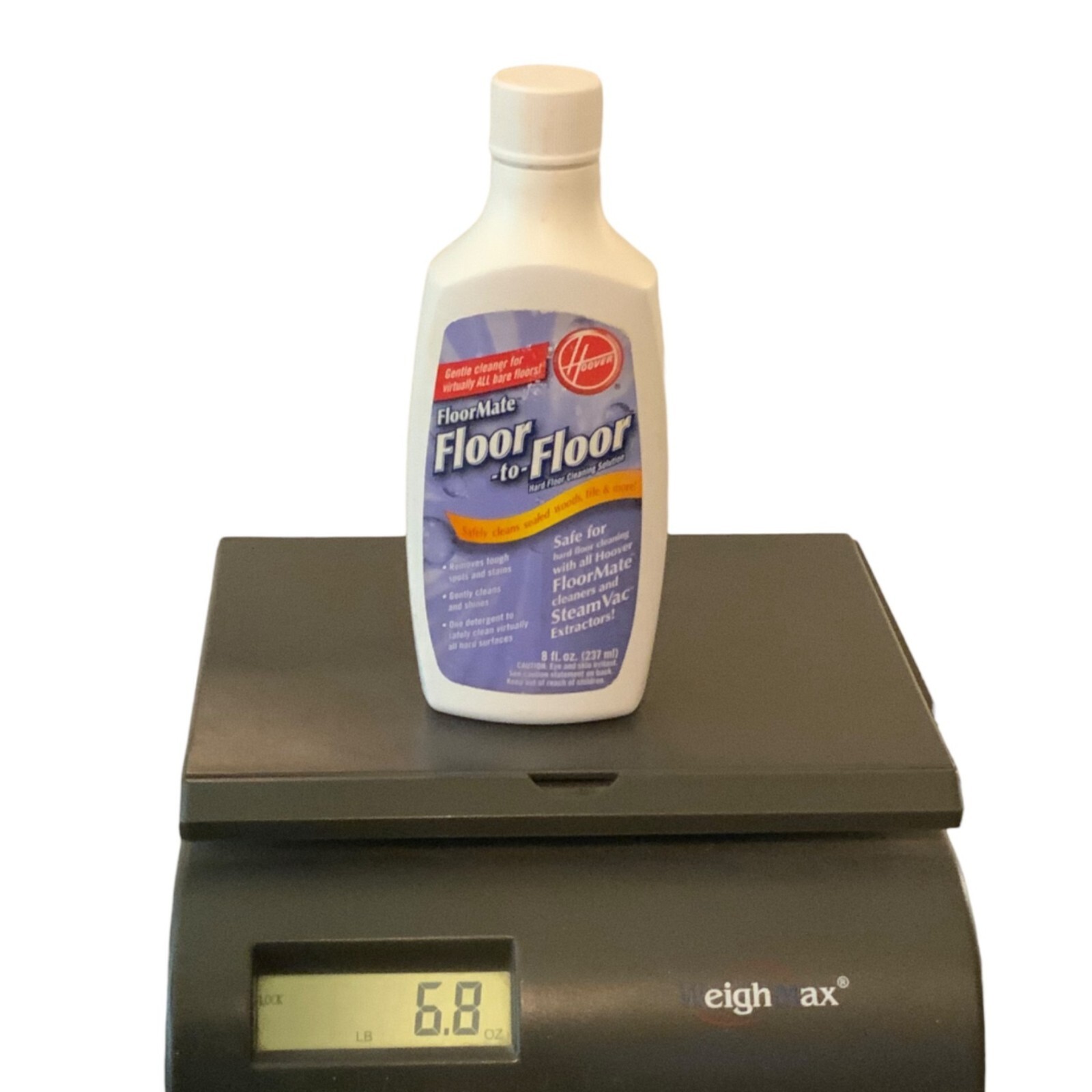 Hoover FloorMate Floor-to-Floor Cleaning Solution 8 Fl Oz Bottle 75% Full