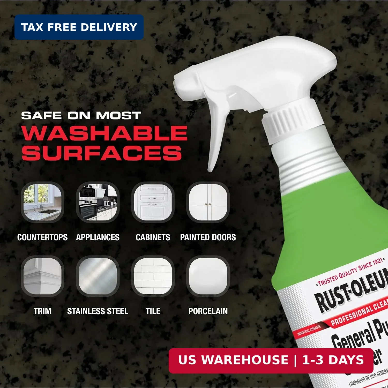 Rust-Oleum Professional Cleaners General Purpose Cleaner | Trigger Spray 32 oz C