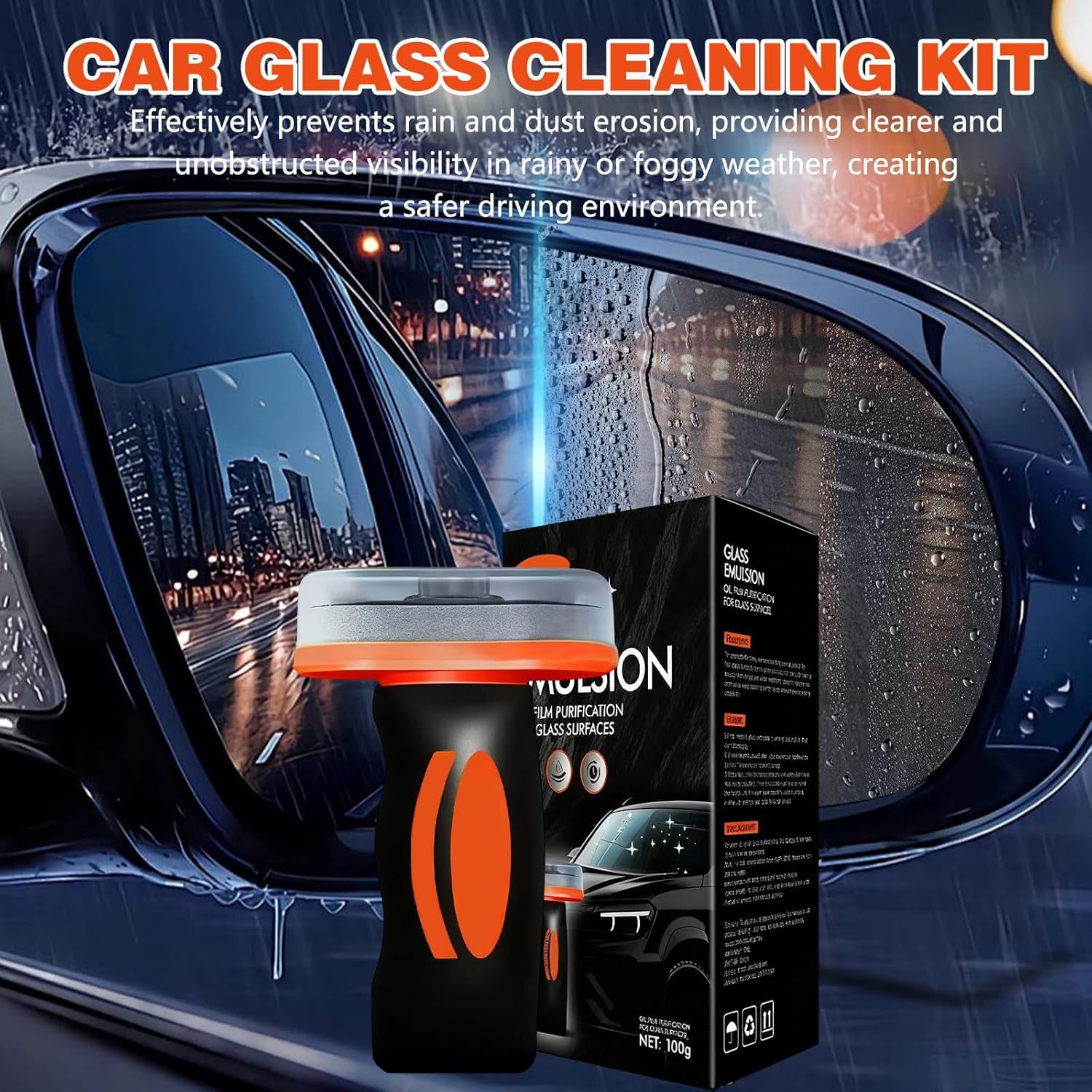 2026 New For Car Window Glass Automotive Oil Film Cleaner Car Windshield Cleaner
