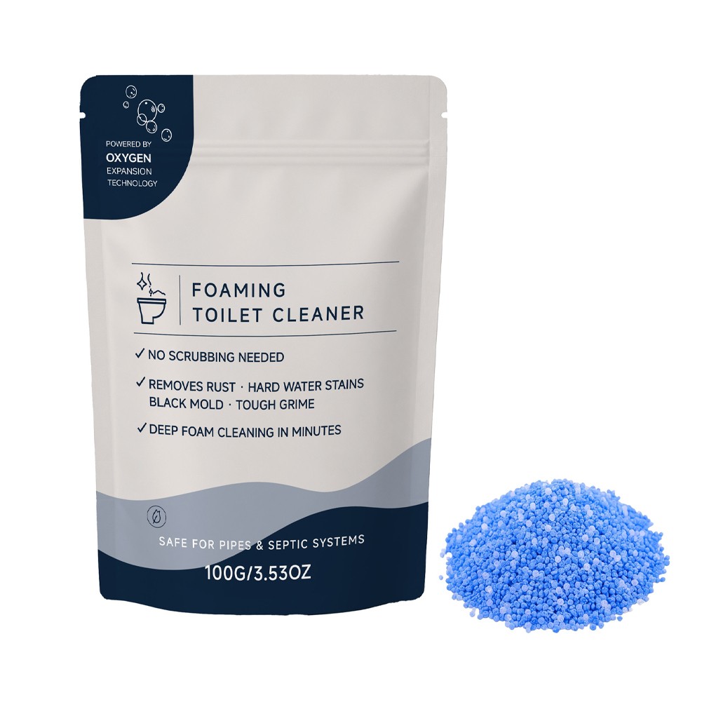 1~5 Bag Foaming Toilet Bowl Cleaner Deep Cleaning & Stain Removal 100g