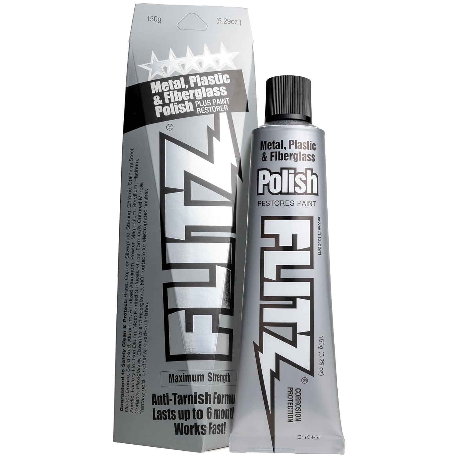Metal Polish Paste 5.29oz Chrome Stainless Steel Aluminum Cleaner 1 Pack