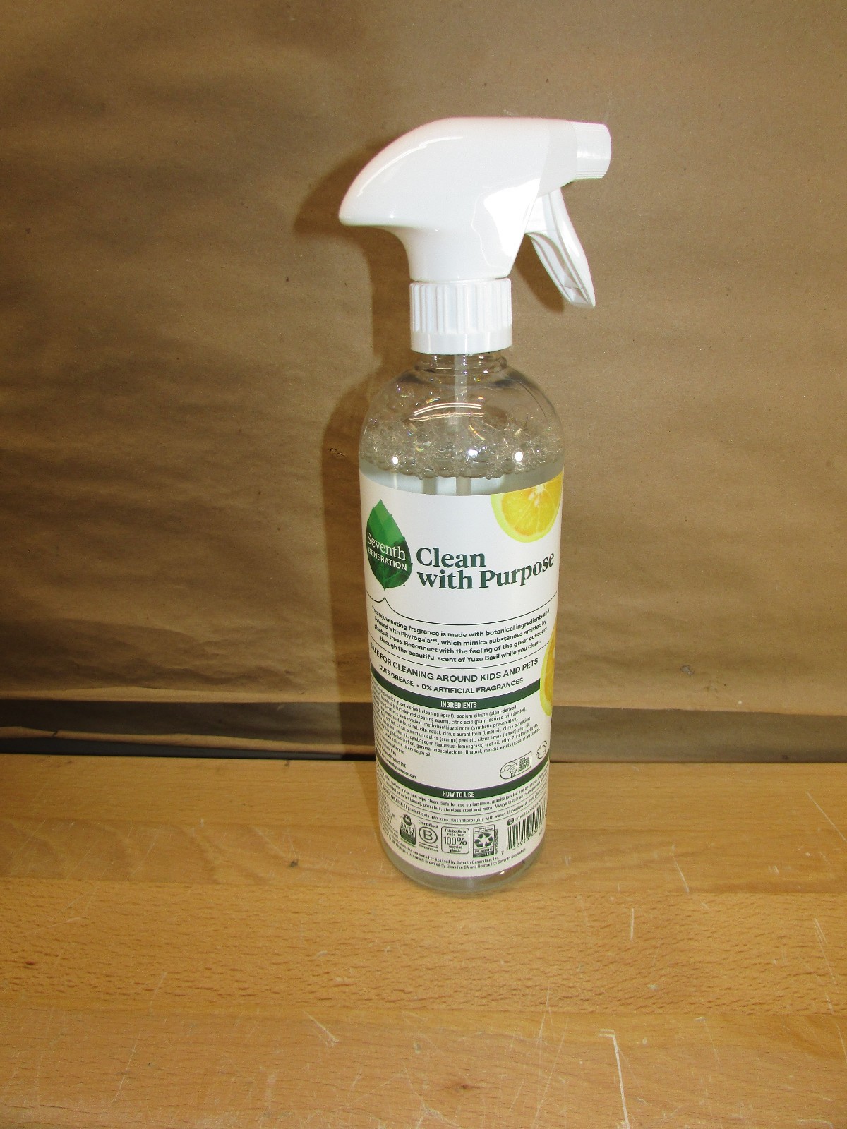 Seventh Generation All Purpose Cleaner Yuzu Basil Spray 4 Pack
