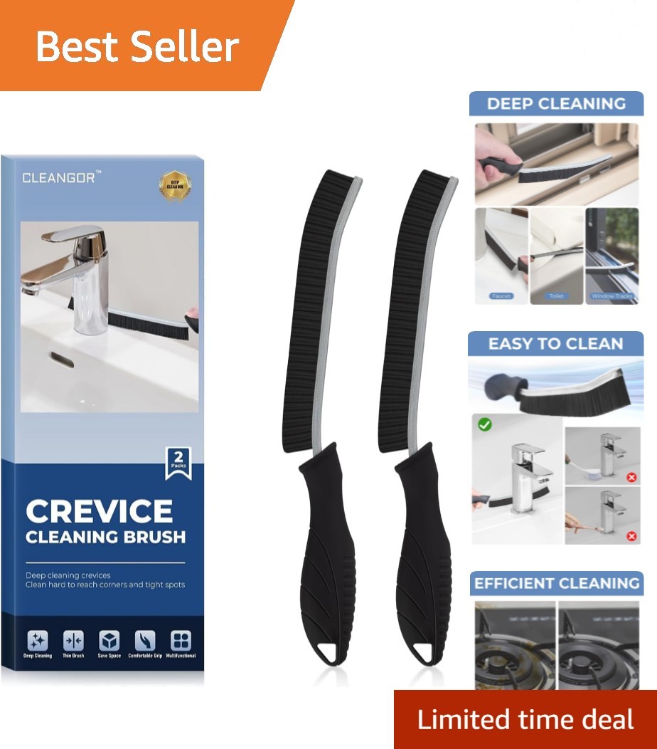 Crevice Cleaning Brushes, Cleaner Scrub Brush Tool for Hard to Tight Space, …