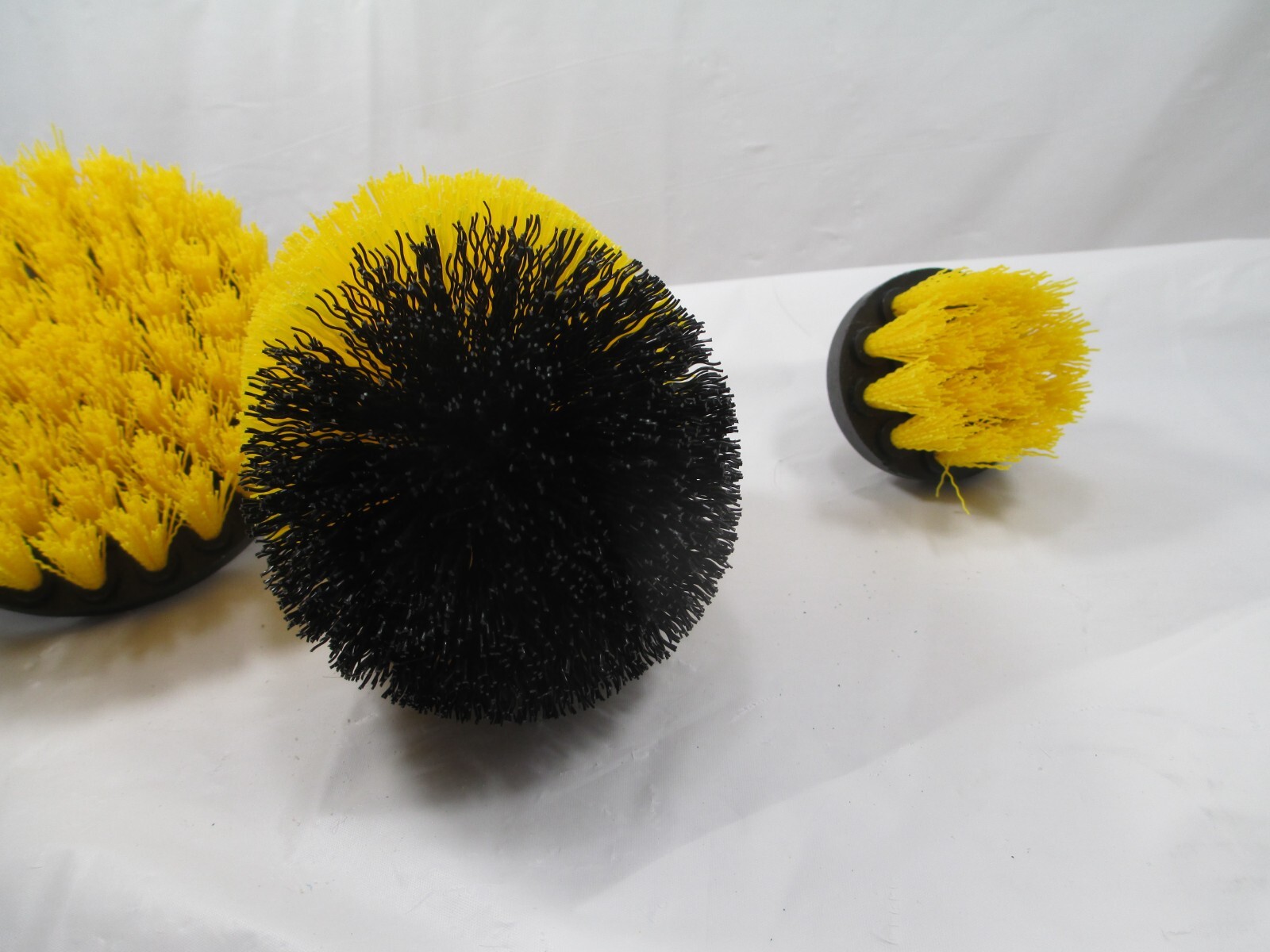 Drill Brush Set 3 pcs SHOWER TILE, TOILET BOWL 3 1/2″, 1 3/4″ , 3 1/2 ” NEW