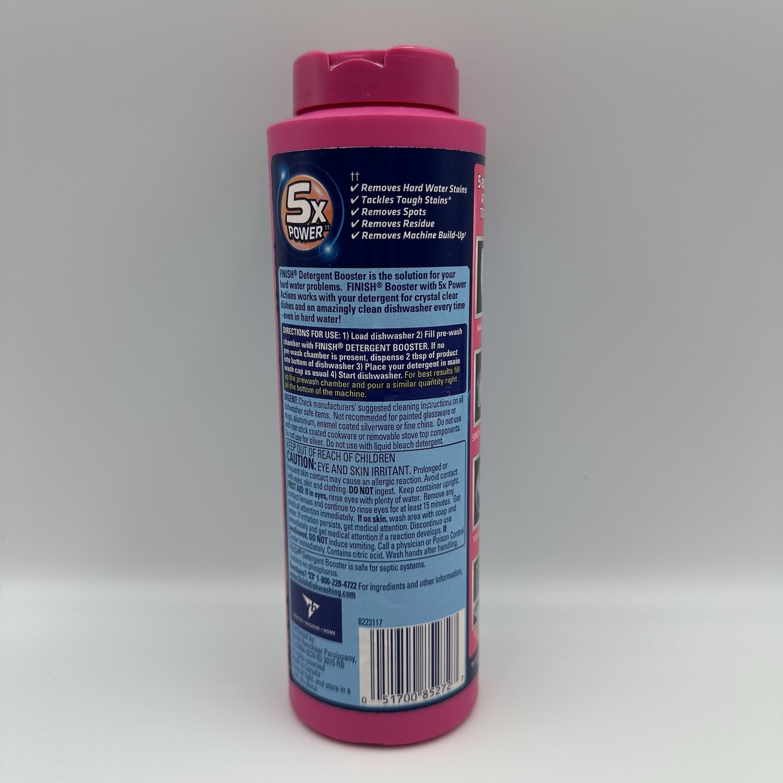 Finish Booster Powder Hard Water Stain Remover 14 Oz Lemon Sparkle READ BELOW