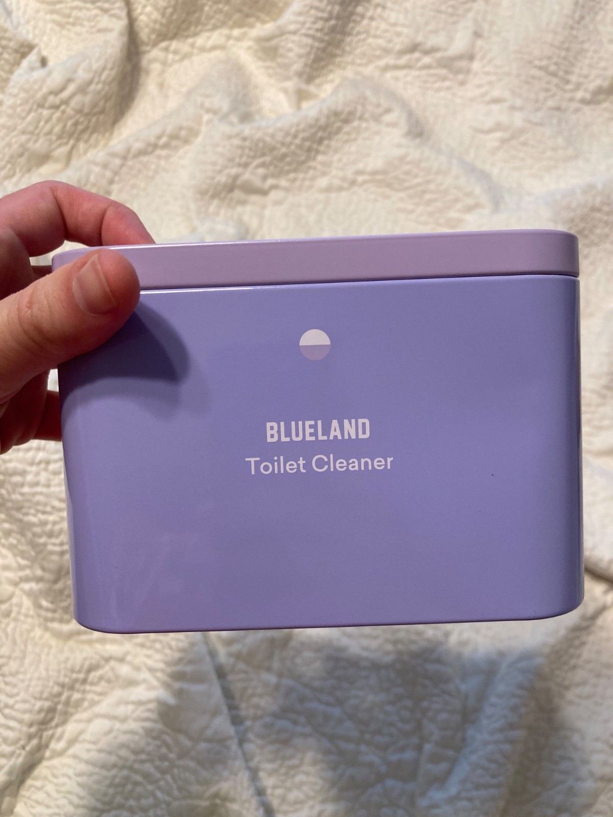 Blueland Toliet Cleaner Holder Metal Purple