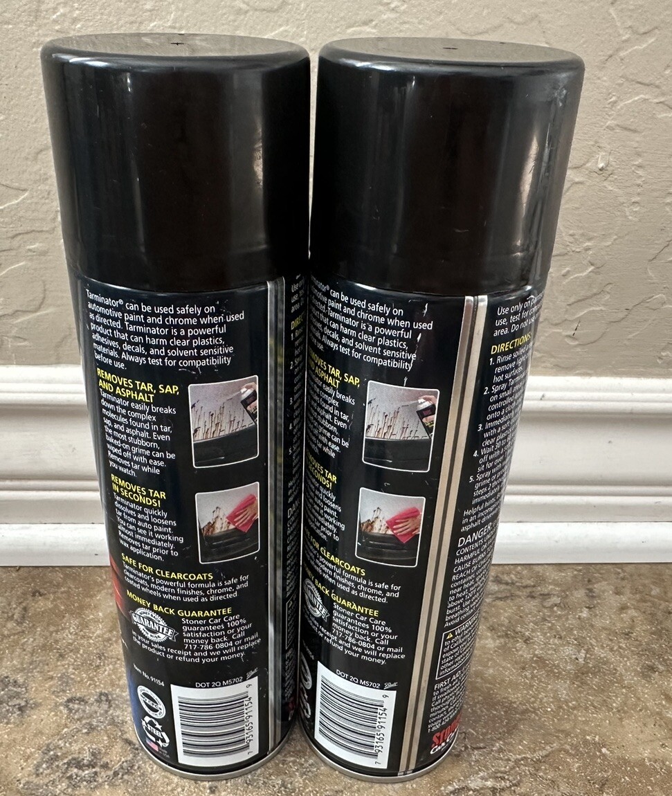 2 10-Ounce Tarminator Tar, Sap, and Asphalt Remover Safe on Automotive Pa…