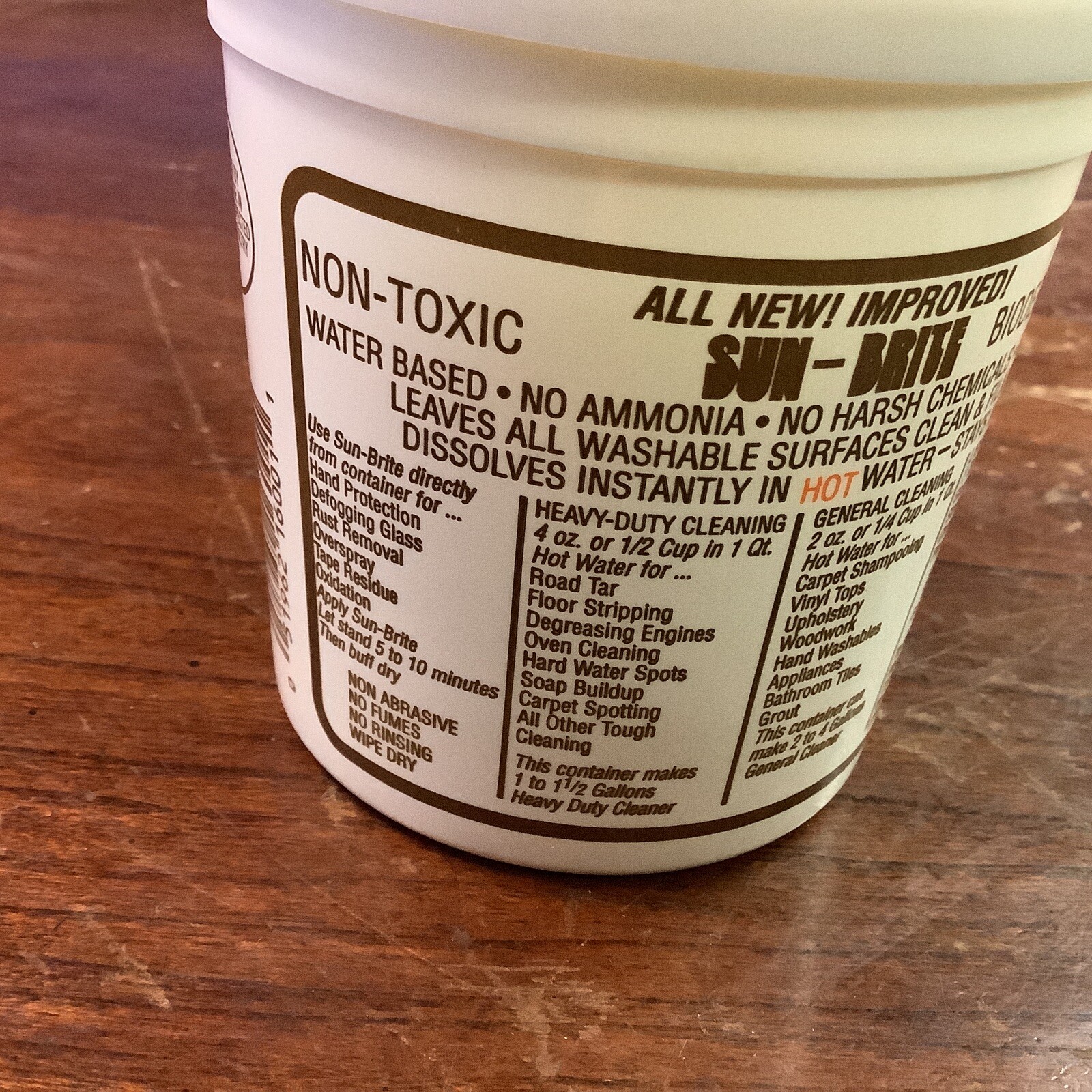 SunBrite Concentrated All Purpose Cleaner Non-Toxic (NOS) 320-370 Grams