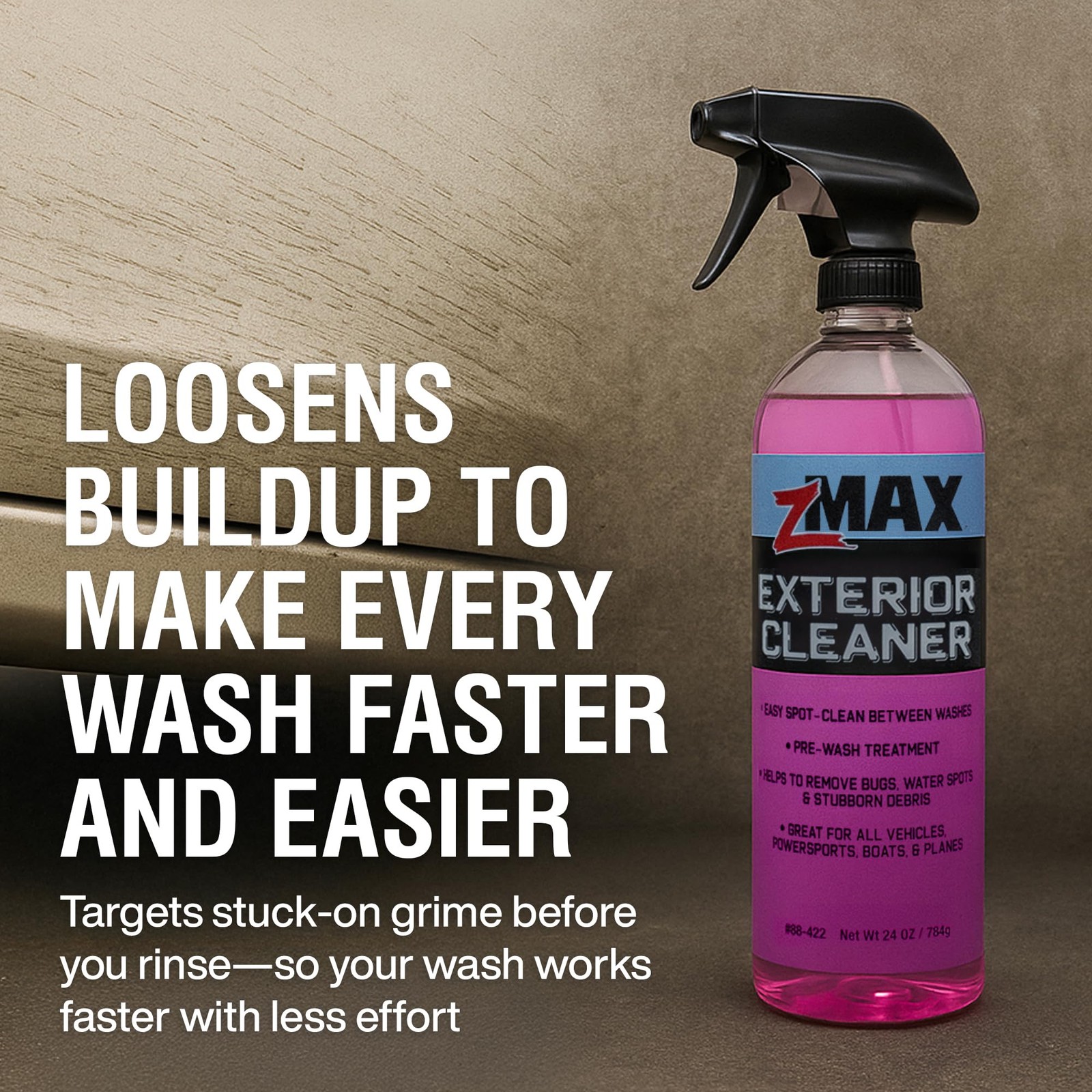 Exterior Cleaner, 24oz – Multi-Surface Pre Wash for Car Detailing and Spot Cl…